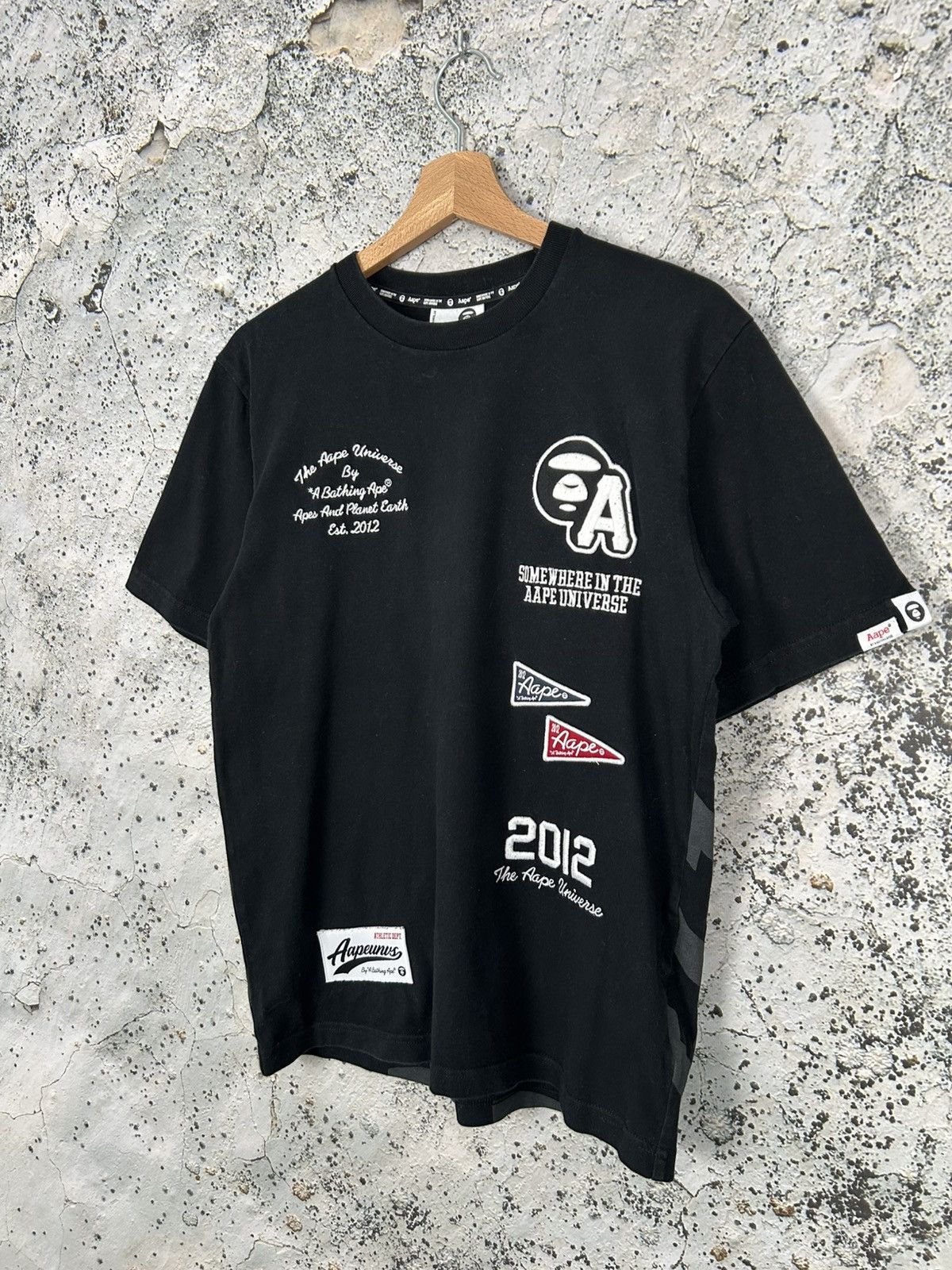 Aape Aape Japanese Graphic Tee Rap Skate Vintage Streetwear Size US S / EU 44-46 / 1 - 2 Thumbnail