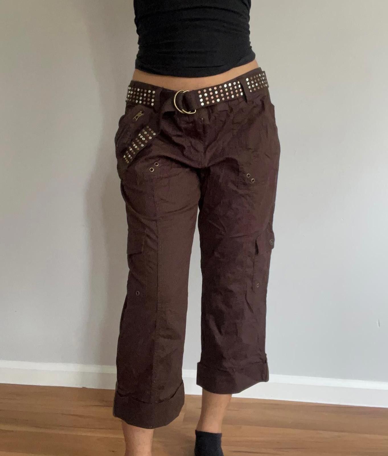 Apt. 9 Women’s brown cargo pants Size 32" / US 10 / IT 46 - 1 Thumbnail