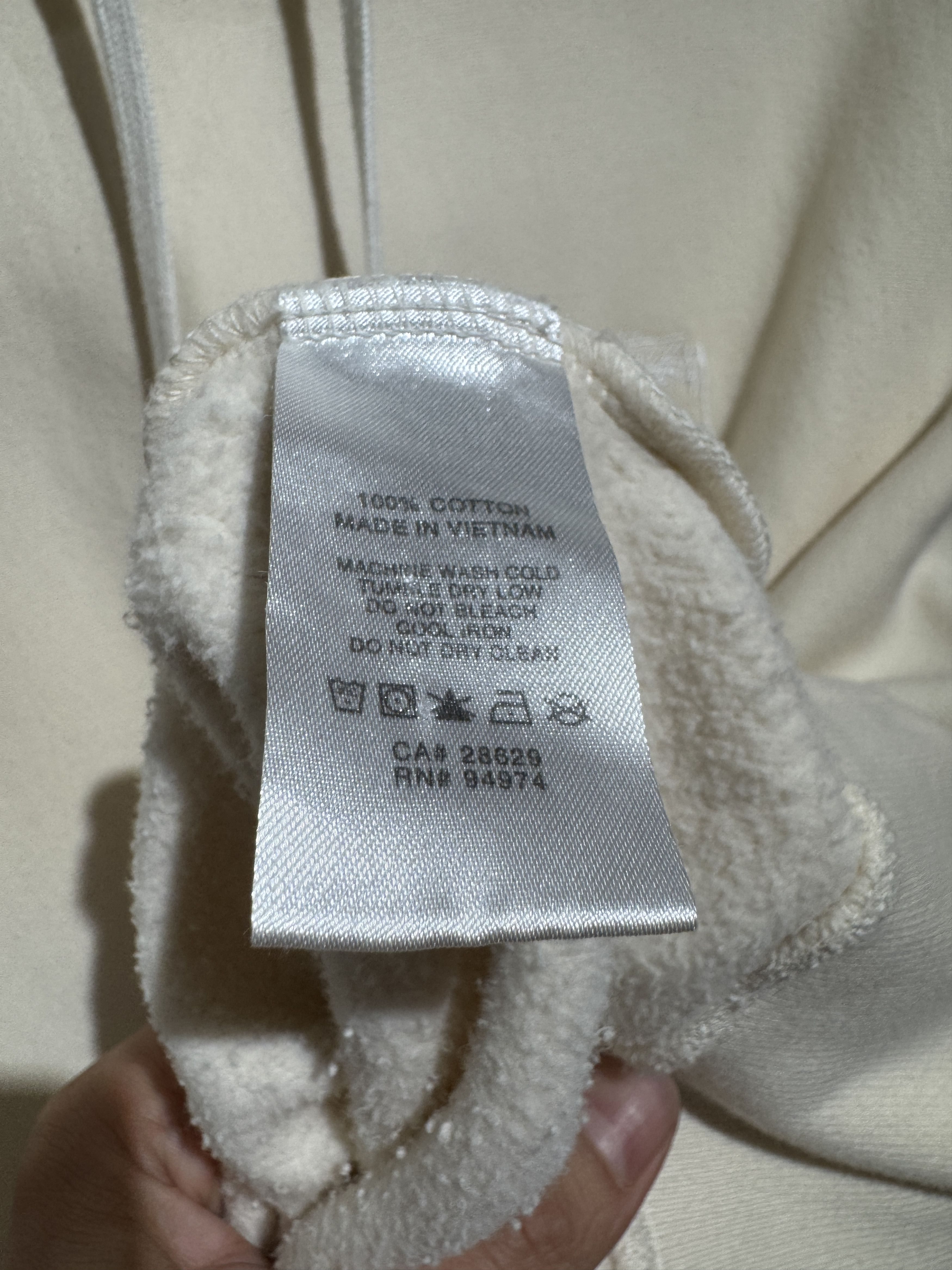 Stussy Stüssy Tonal Logo Hoodie – Off-White / Cream Size US L / EU 52-54 / 3 - 5 Thumbnail