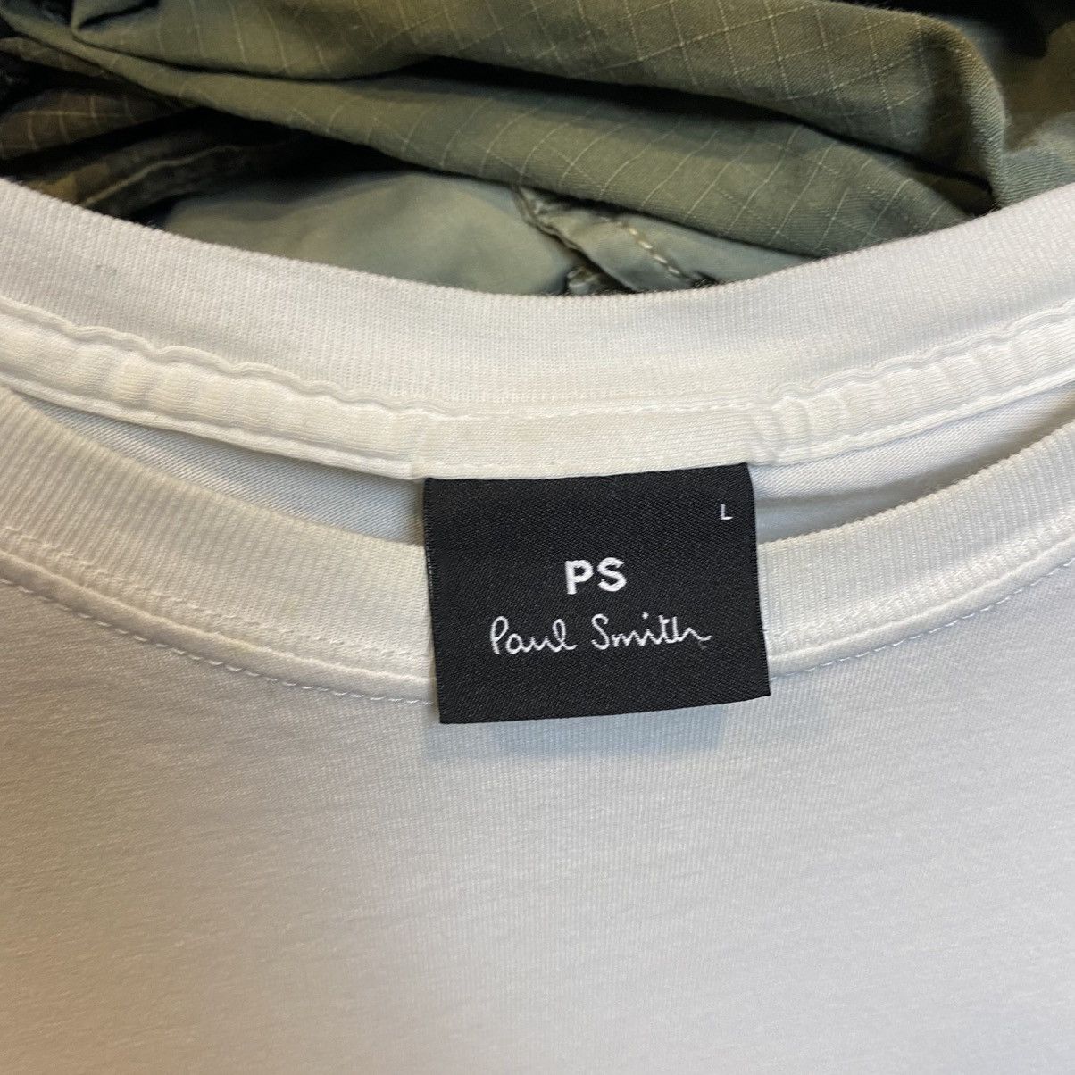 Paul Smith Designer Paul Smith Big Logo streetwear tee size L Size US L / EU 52-54 / 3 - 4 Thumbnail