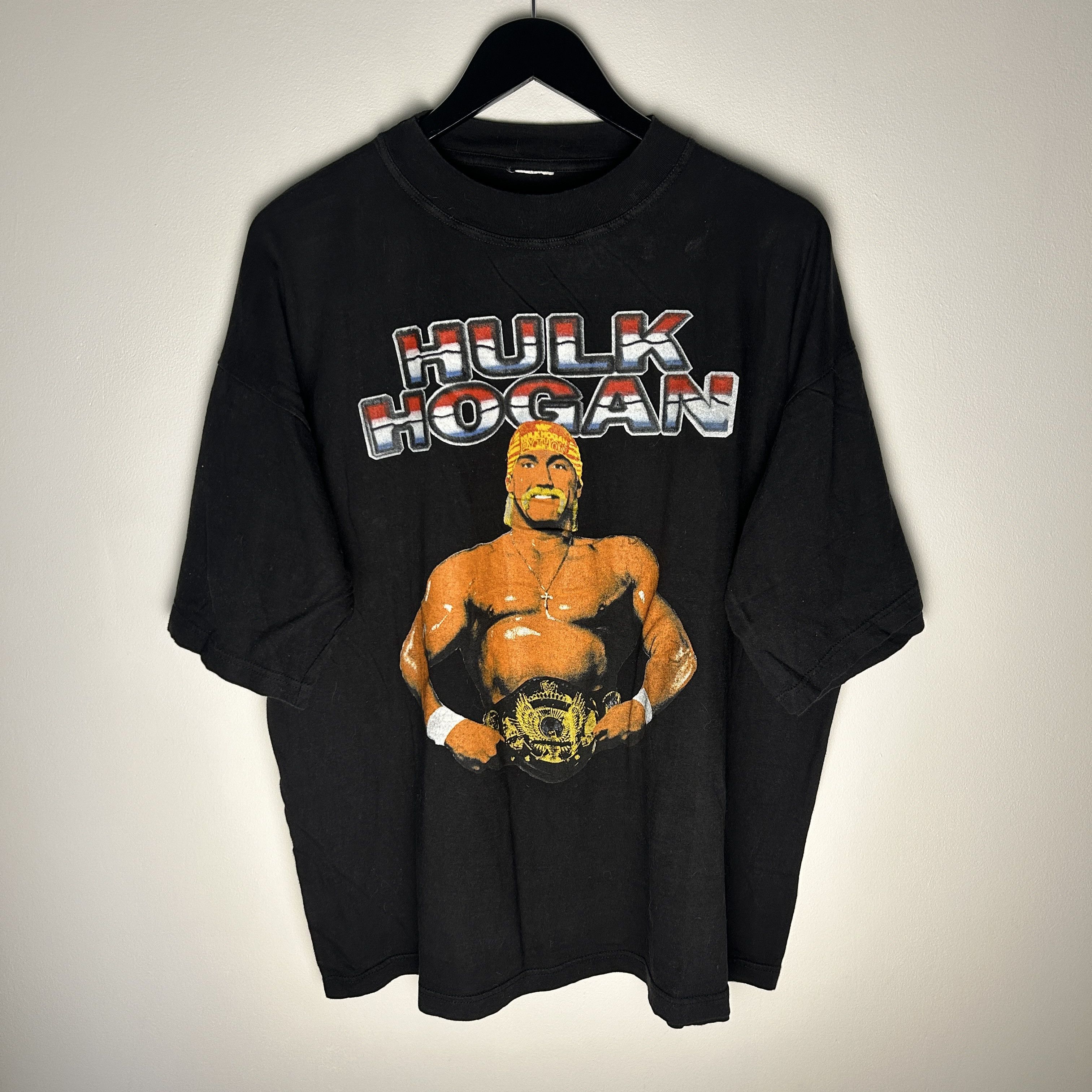 WWF Vintage Hulk Hogan 90’s WWF Wrestling T-shirt Size US XL / EU 56 / 4 - 1 Thumbnail