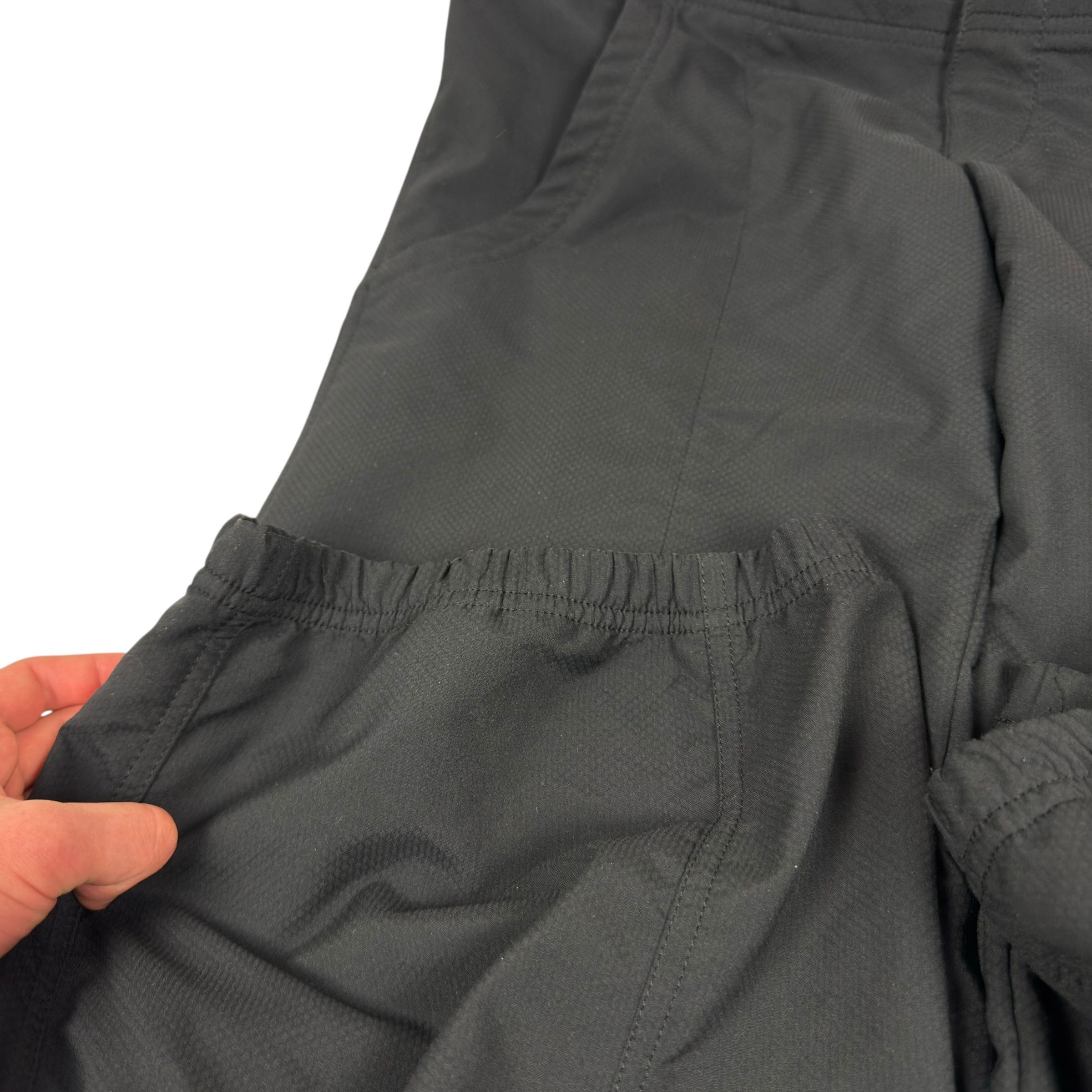 Nike × Vintage Nike Dri-Fit Women's Black Swoosh Straight Leg Track Pants M Size 30" / US 8 / IT 44 - 8 Thumbnail