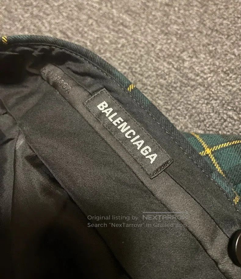 Balenciaga Balenciaga Men's Plaid Casual Pants. Size US 32 / EU 48 - 4 Thumbnail