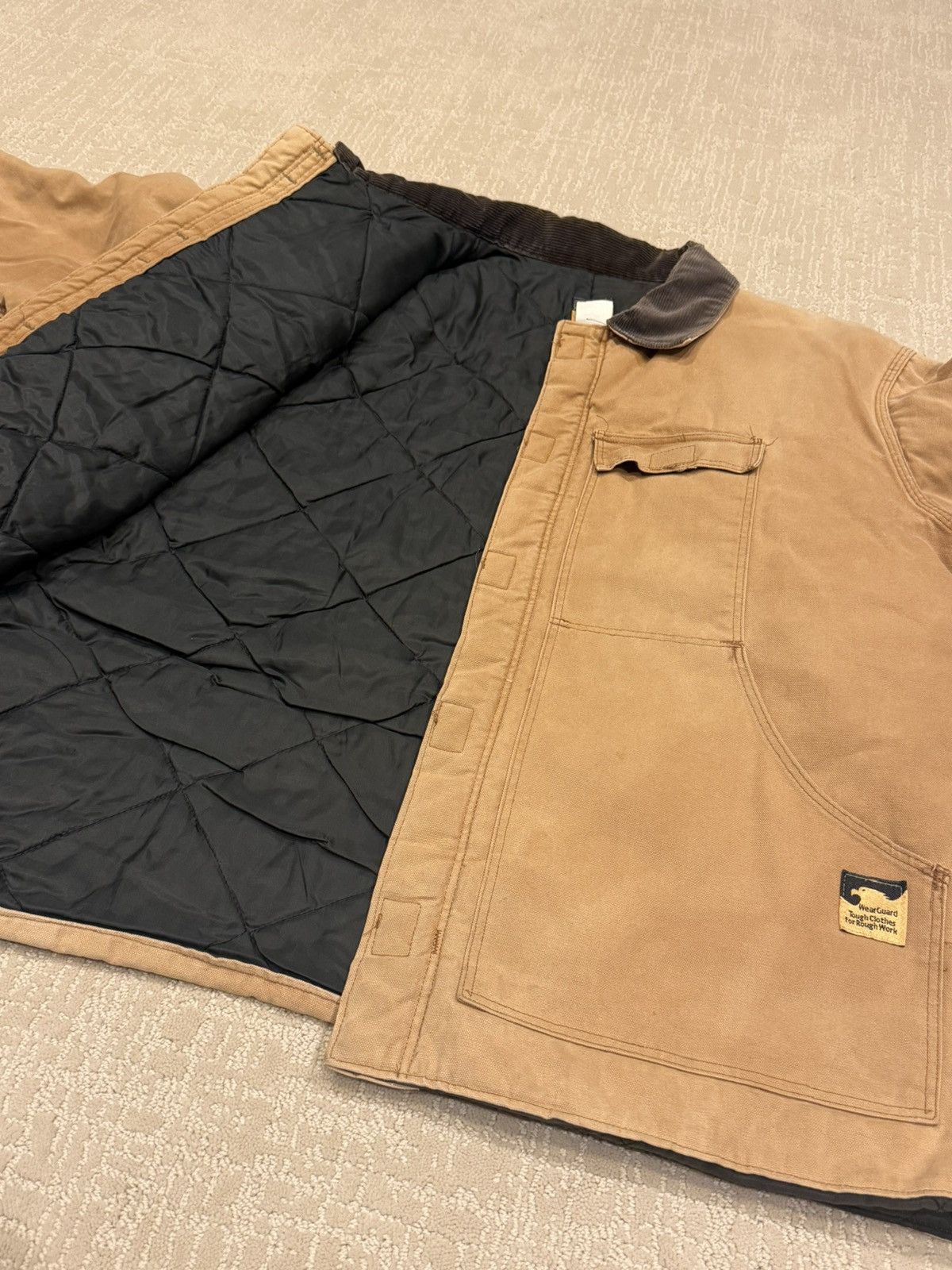 Carhartt Vintage Sunfaded Workwear Jacket Size US XL / EU 56 / 4 - 5 Thumbnail