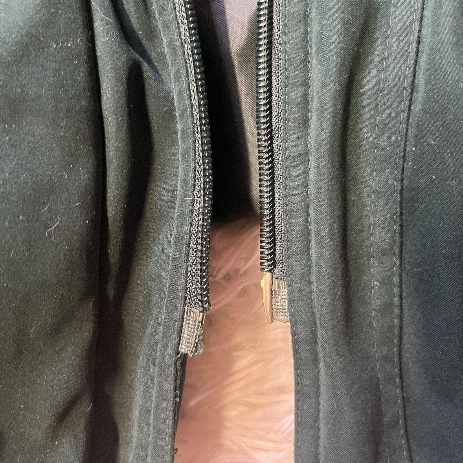 Other CBO New York Parka hooded Faux Fur Green Jacket Coat 2XL Size XXL / US 16-18 / IT 52-54 - 4 Thumbnail