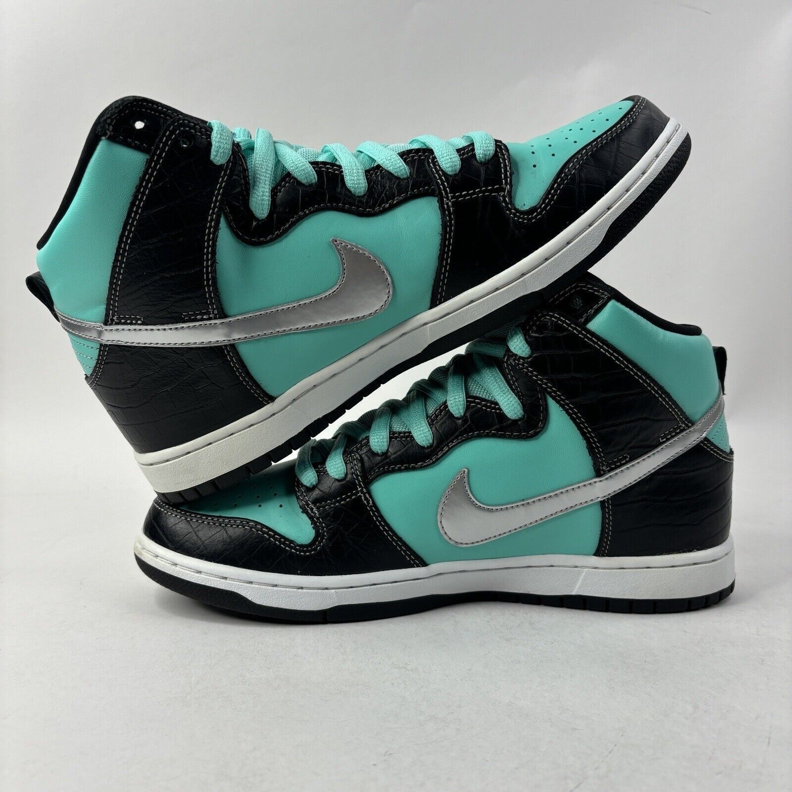 Nike Nike SB Dunk High Premium x Diamond Supply Co. “Tiffany” Size US 11 / EU 44 - 3 Thumbnail