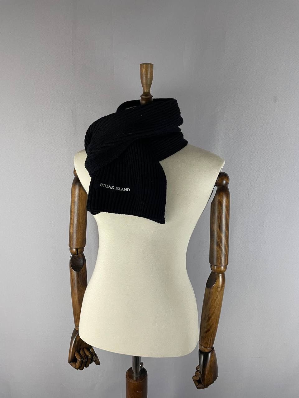 Stone Island Stone Island Scarf Wool Black Size ONE SIZE - 3 Thumbnail