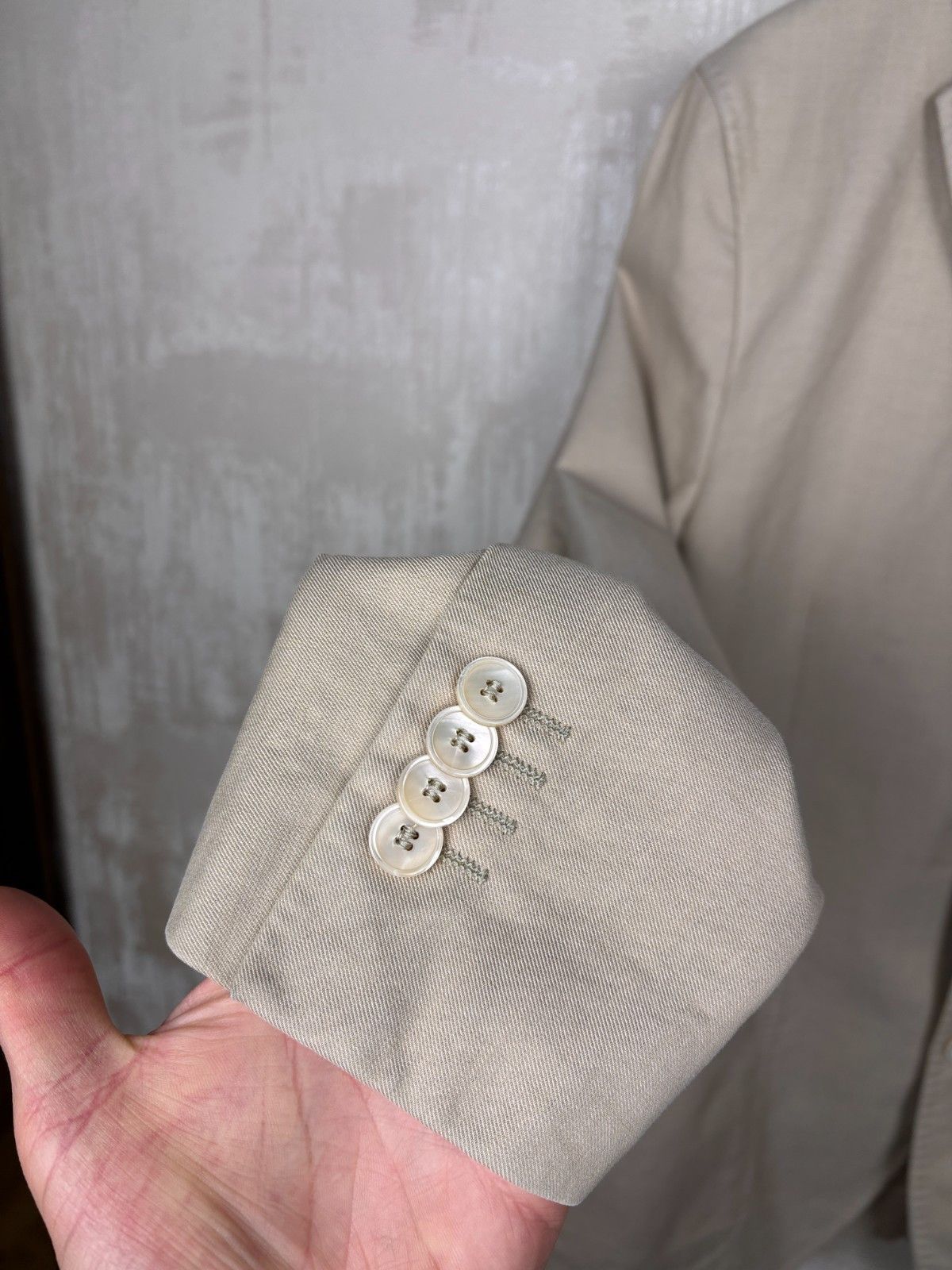 Paoloni Paoloni Cotton Wool Two Button Sport Coat Blazer Size 54 Size US L / EU 52-54 / 3 - 13 Thumbnail