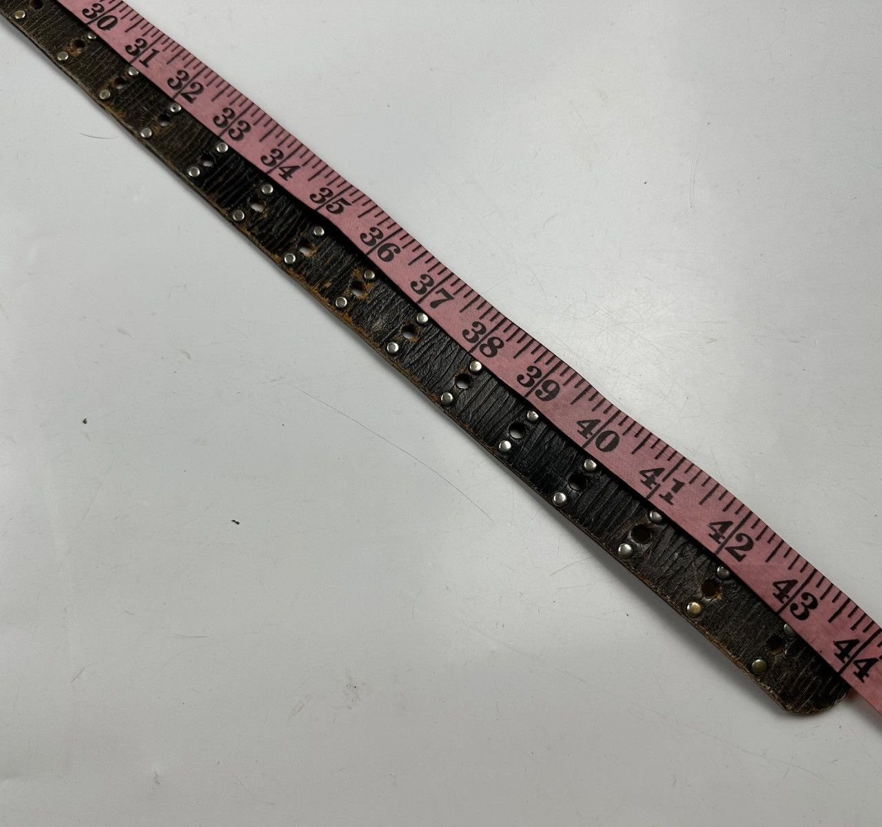 Japanese Brand × Seditionaries distressed studded leather belt Size 40 - 3 Thumbnail