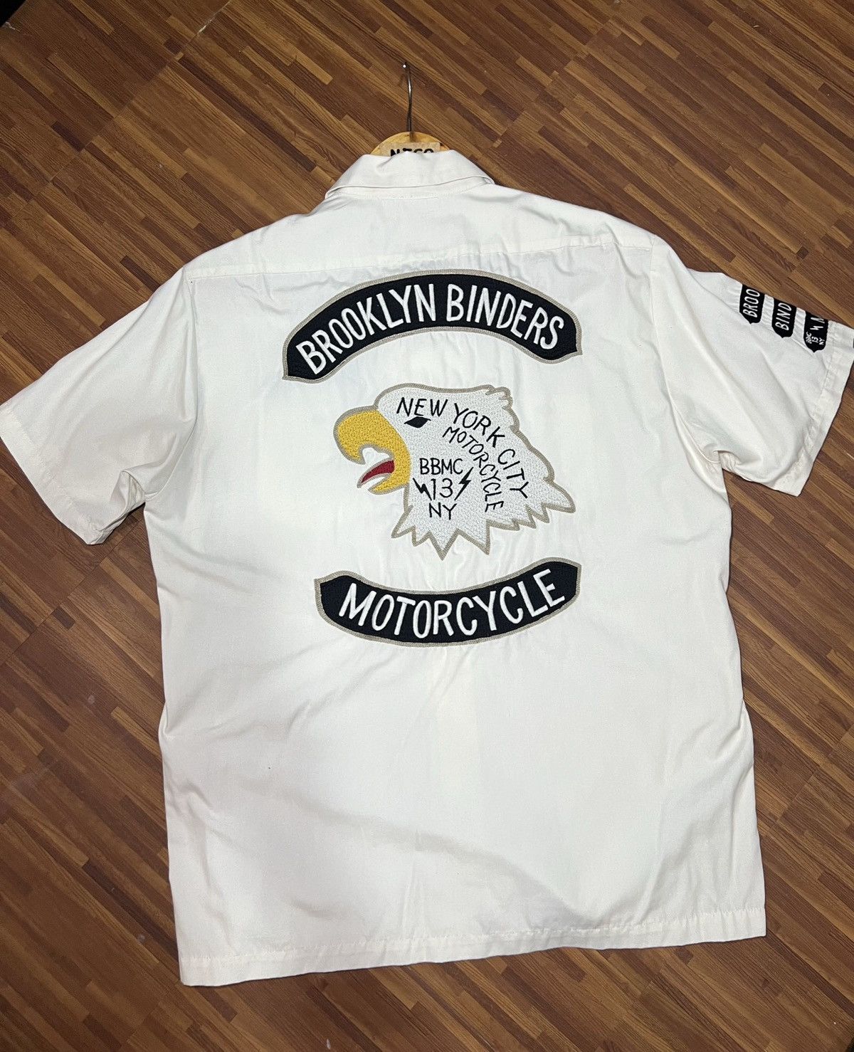 Schott Schott Brooklyn Binders Motorcycle “Ivory” Polo Short Sleeve Size US M / EU 48-50 / 2 - 8 Thumbnail
