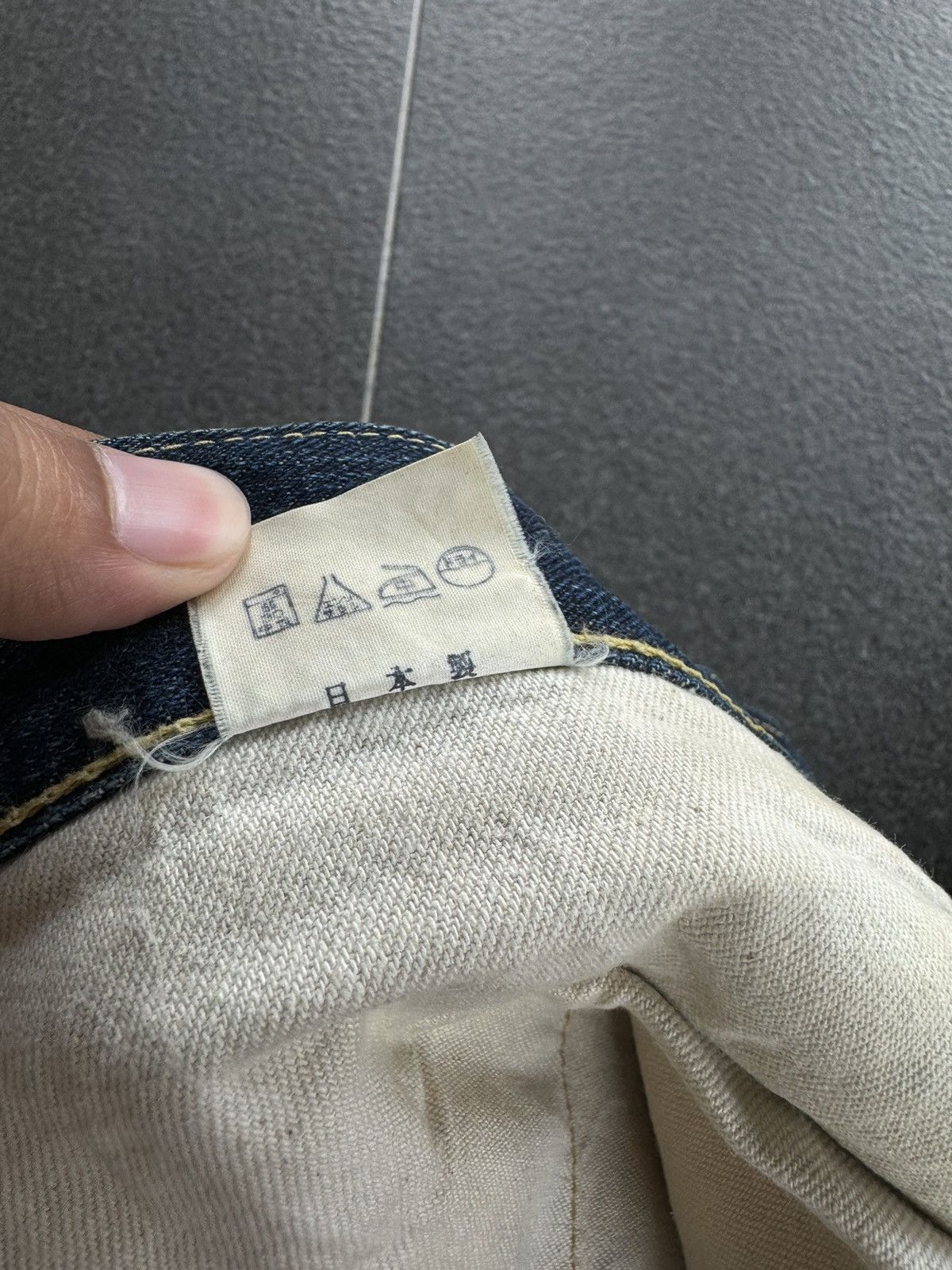 Japanese Brand Vintage Triple Square Selvedge Distressed Denim Size US 33 - 20 Thumbnail
