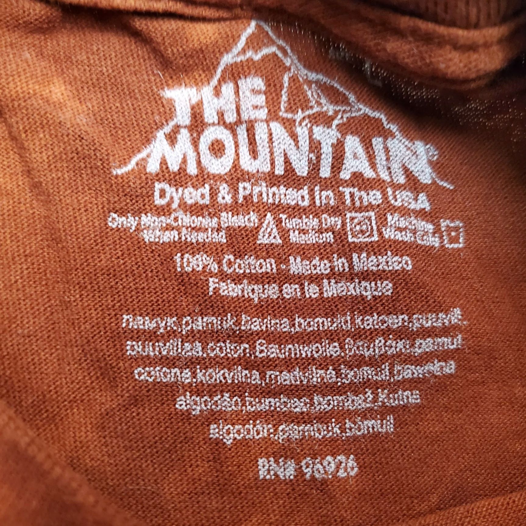 The Mountain The Mountain Shirt Mens L Red Tie Dye Wolf Short Sleeve Crew Neck Chief Dog Size US L / EU 52-54 / 3 - 3 Thumbnail