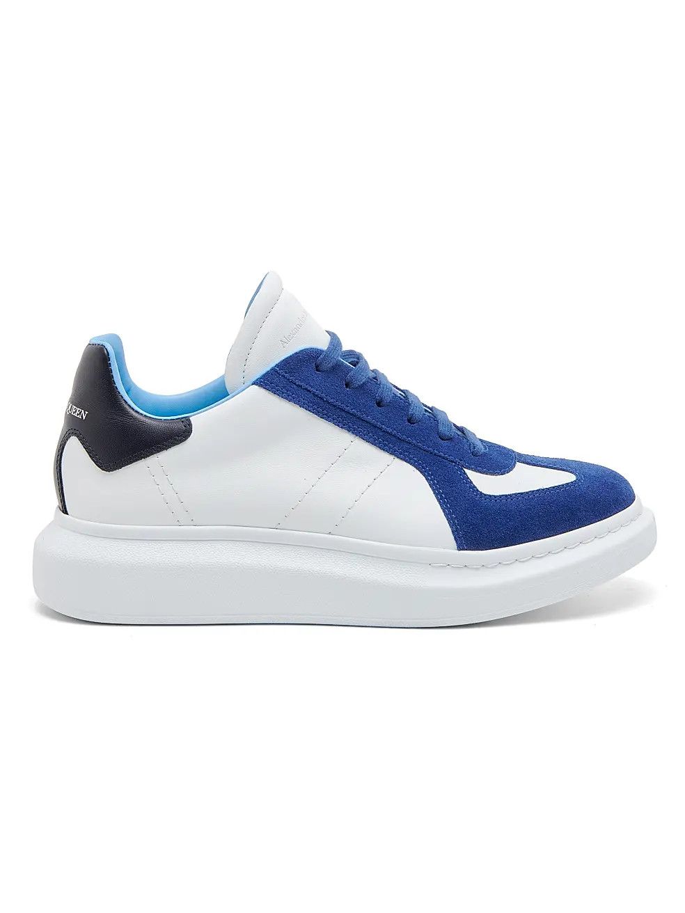 Alexander McQueen os11x0126 Suede & Leather Retro Oversized Sneakers Size US 9 / EU 42 - 1 Thumbnail