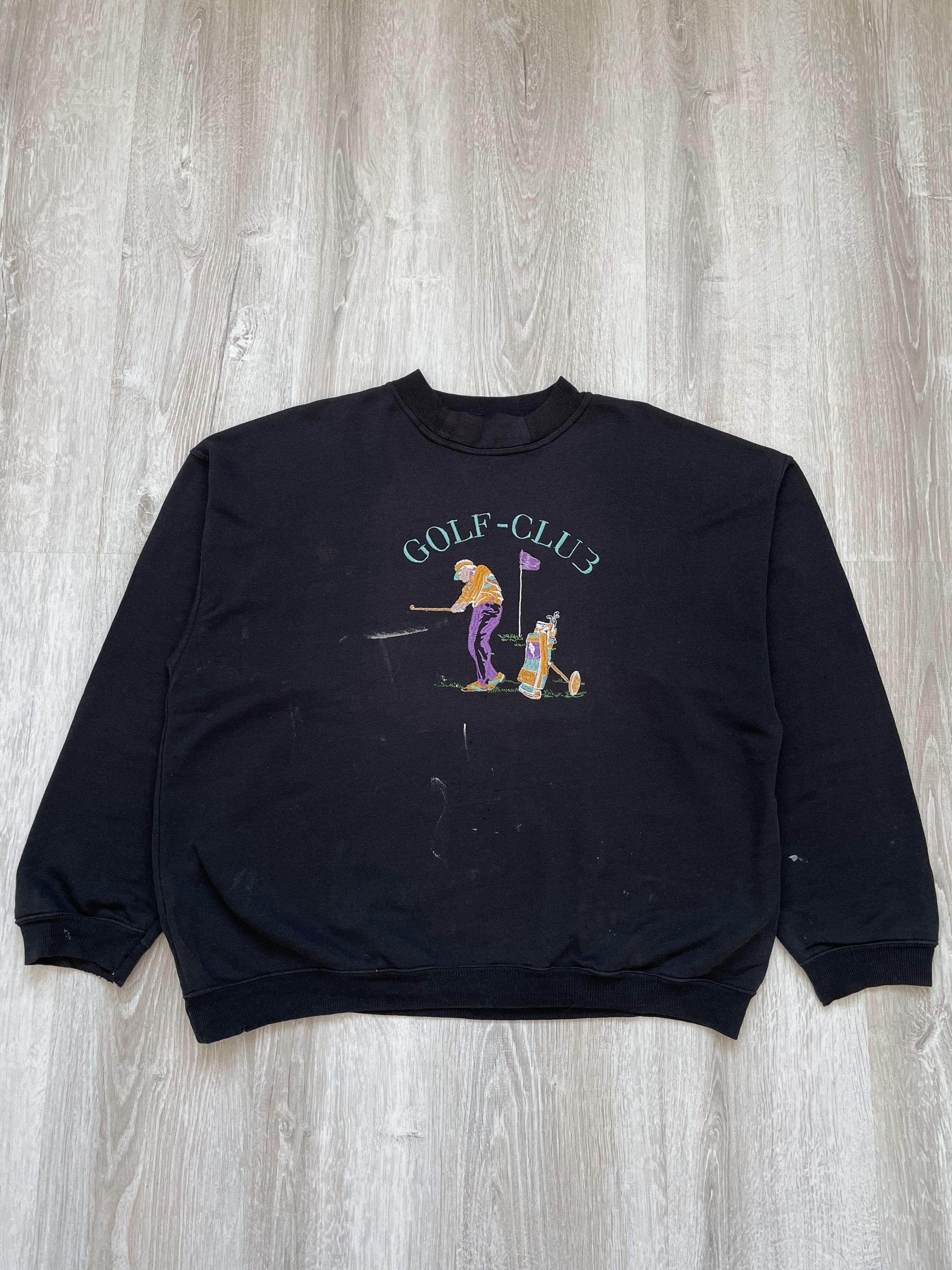 Vintage Vintage Thrashed Golf-Club Crewneck Size US XL / EU 56 / 4 - 1 Thumbnail