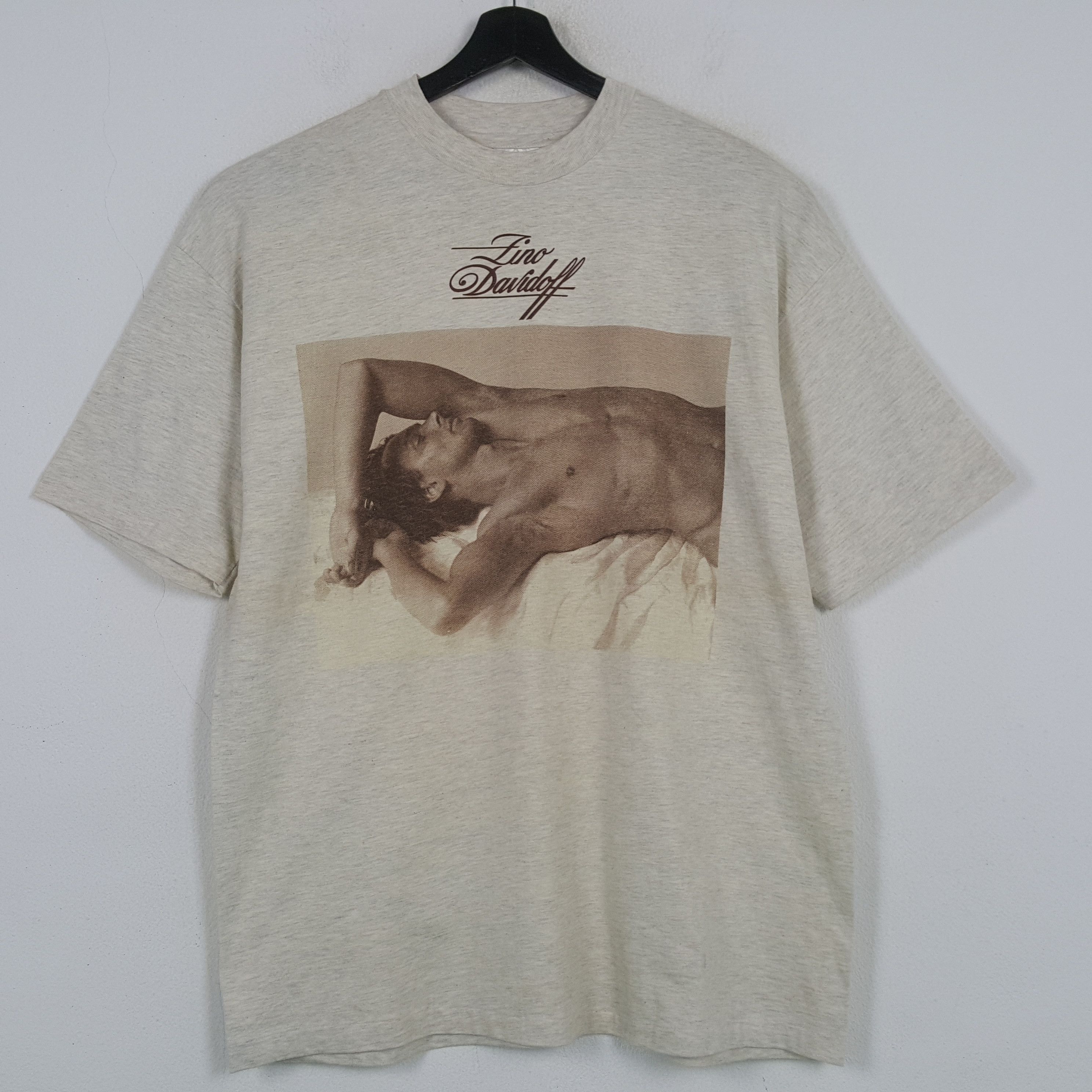 Vintage ZINO DAVIDOFF Swiss Entrepreneur Bruce Weber Tshirt 31 Size US L / EU 52-54 / 3 - 1 Thumbnail