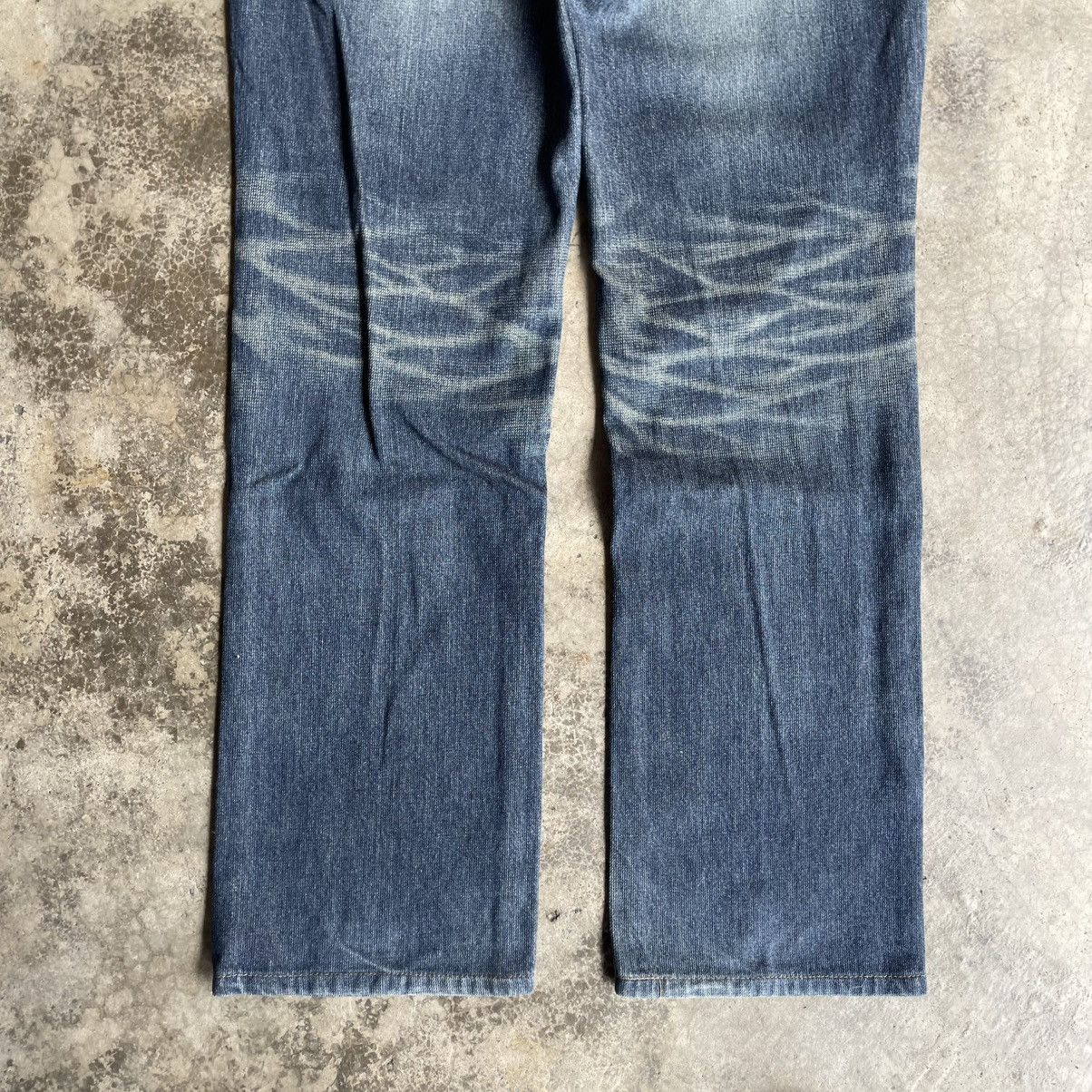 Edwin 🔥Vintage Edwin Zylon EZ503 Stoned Washed Denim Jeans Size US 35 - 6 Thumbnail