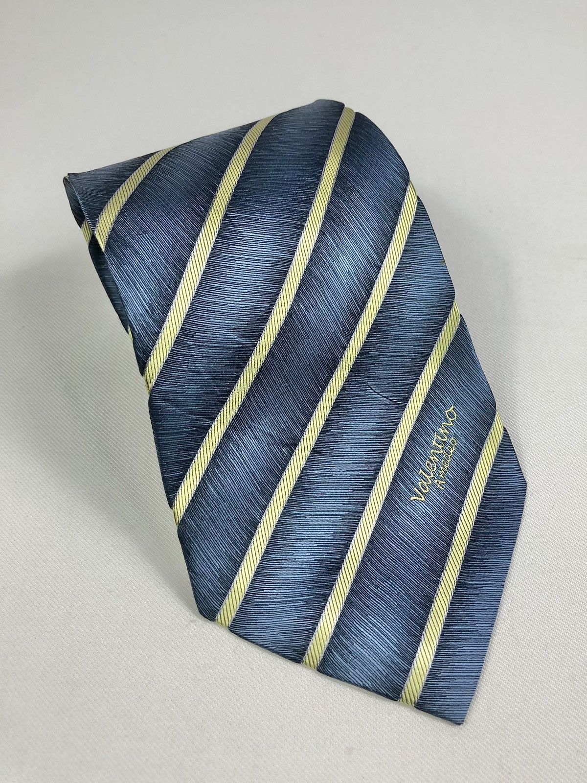 Valentino Rare Vintage Valentino Stripes Silk Tie Size ONE SIZE - 1 Thumbnail