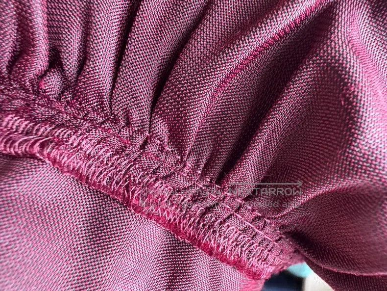 Comme des Garcons Comme Des Garcons size S Velvet pleated skirt, burgundy, S Size 24" / US 00 / IT 34 - 4 Thumbnail