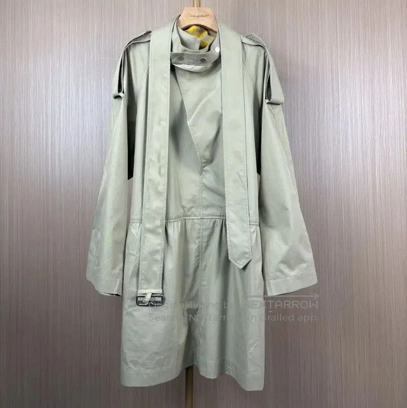 Burberry Burberry Light Green Cotton Jacket for Women. Size S / US 4 / IT 40 - 1 Thumbnail