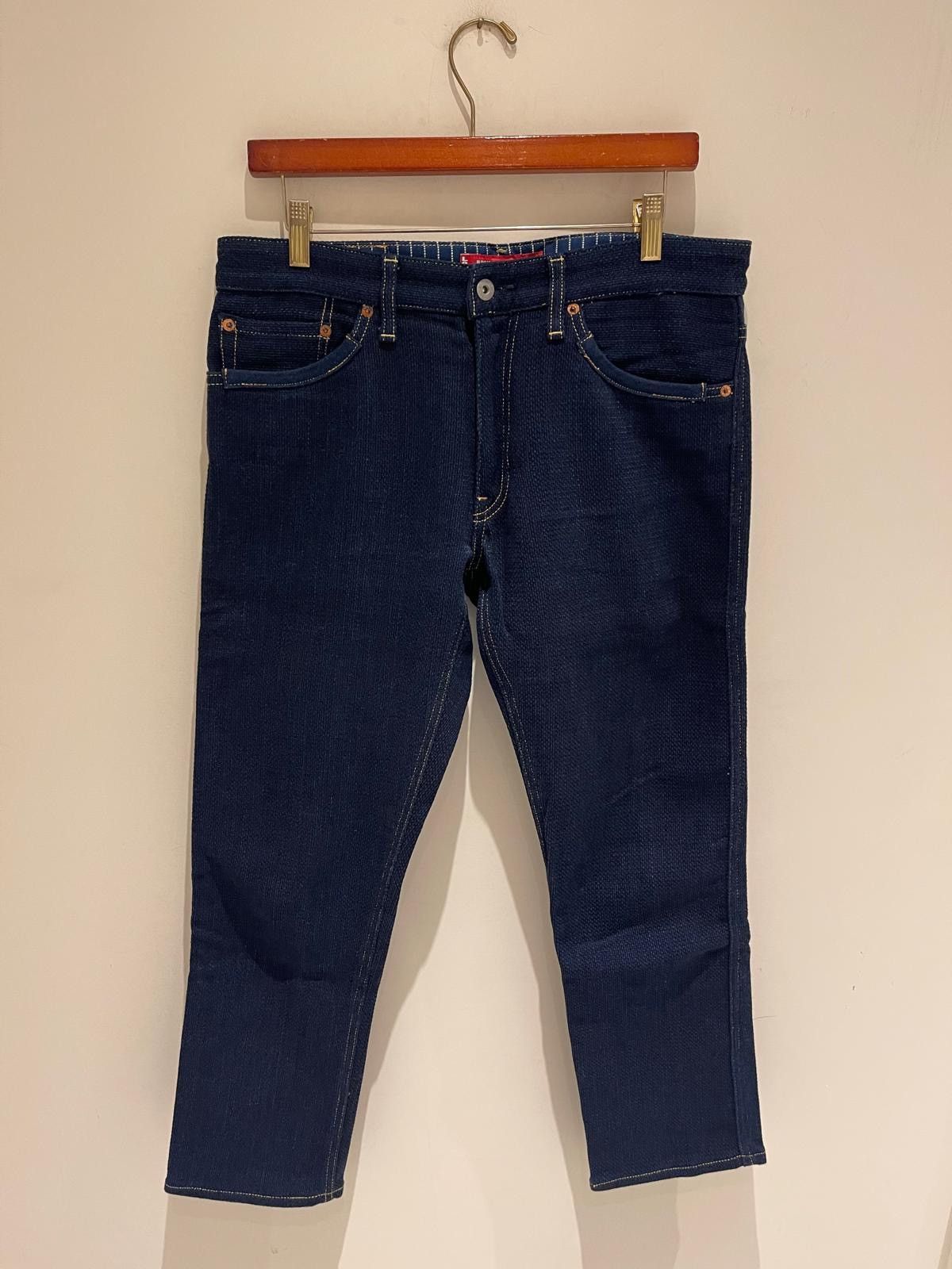 Junya Watanabe Junya Watanabe Denim Navy Pants Size US 33 - 1 Thumbnail