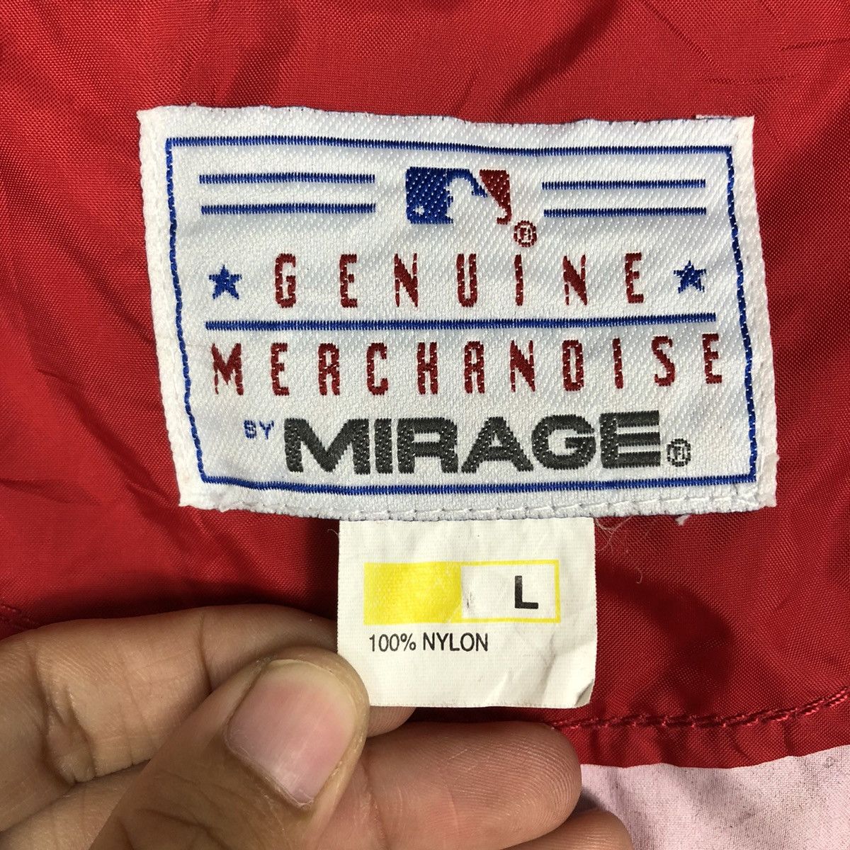 MLB 📌Vtg Zipper Jacket Mlb Genuine Merchandise Mirage Phillies Size US L / EU 52-54 / 3 - 20 Thumbnail