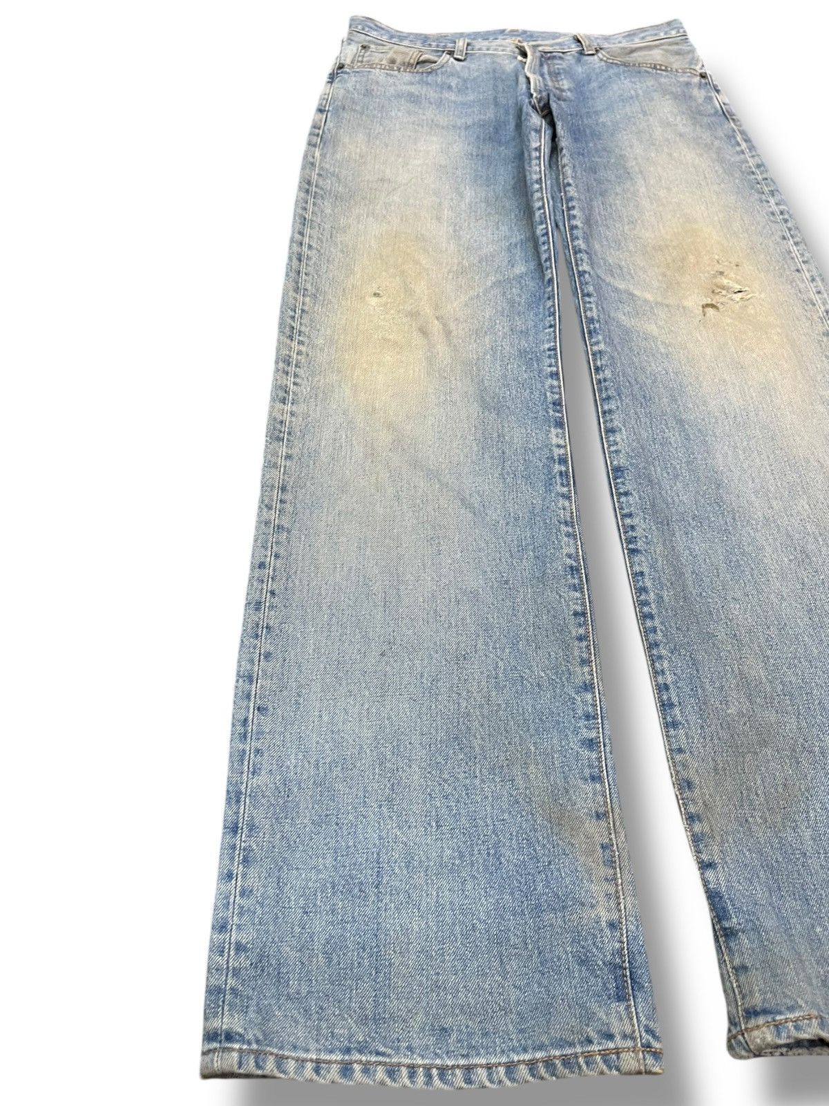 Beauty Beast × Japanese Brand × Warehouse Vintage Unique Clothing Warehouse Mudwash Distressed Denim Size US 33 - 3 Thumbnail