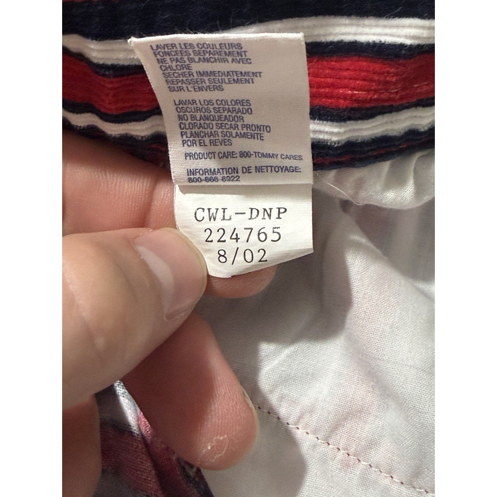 Tommy Hilfiger Vtg/Y2K Tommy Hilfiger Striped Corduroy Women’s Pants Sz 3 Size 29" - 6 Thumbnail