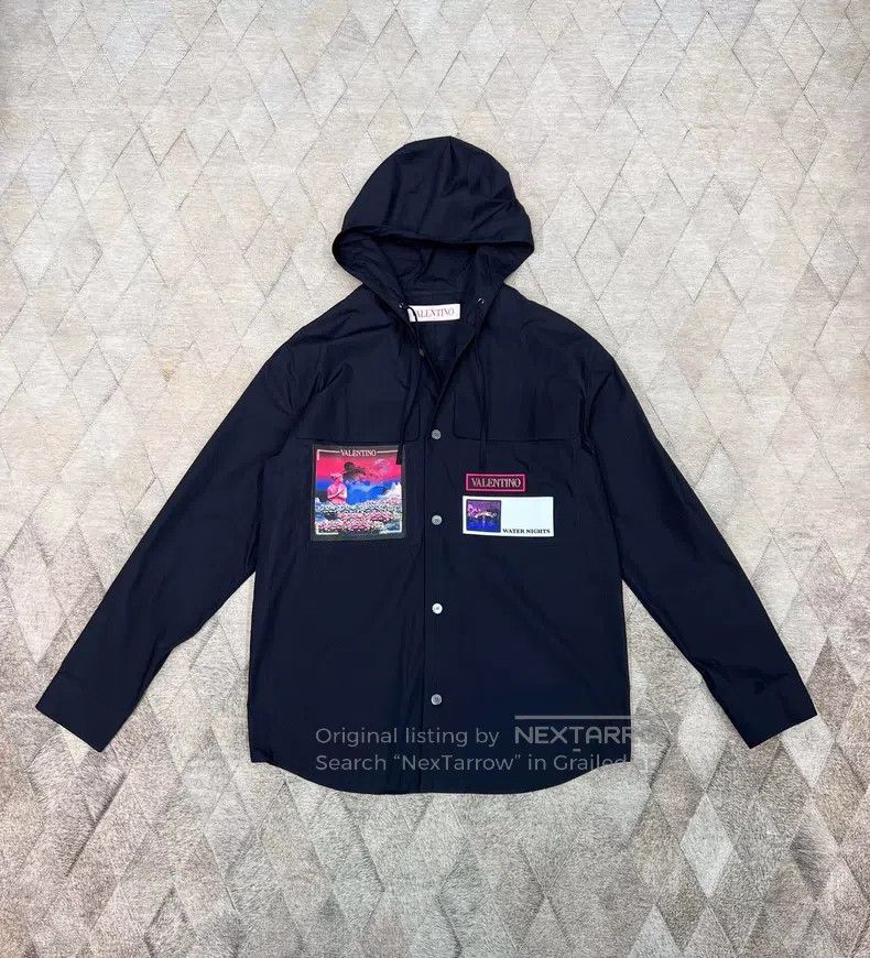 Valentino Valentino Hooded shirt jacket Size US S / EU 44-46 / 1 - 1 Thumbnail