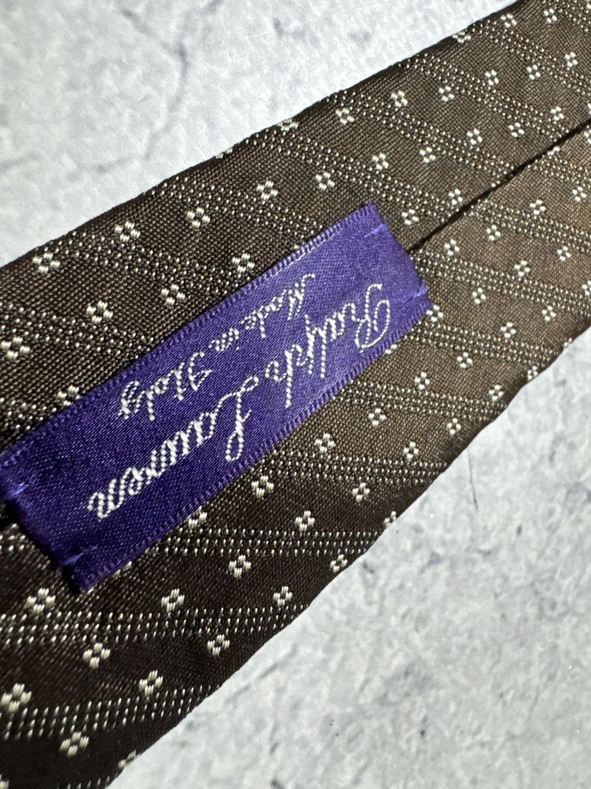 Ralph Lauren Purple Label Ralph Lauren Purple Label Silk Tie Luxury Size ONE SIZE - 3 Thumbnail