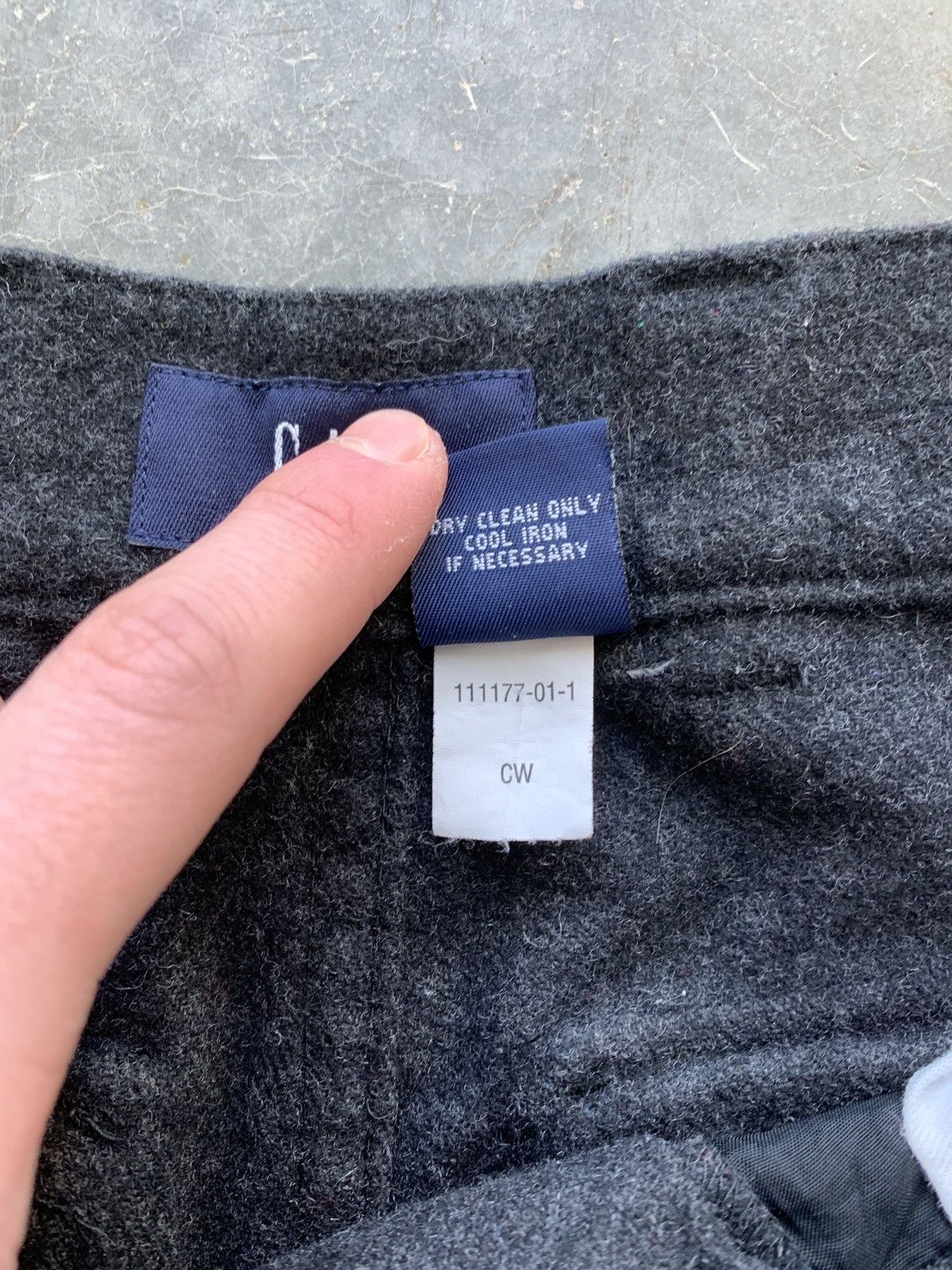 Gap Crazy Vintage Y2K Gap Wool Cargo Pants 30x30 Baggy Fit Size US 30 / EU 46 - 5 Thumbnail