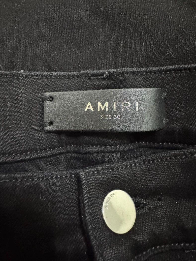 Amiri Amiri 17ss MX1 Patched Black Denim Size US 30 / EU 46 - 4 Thumbnail