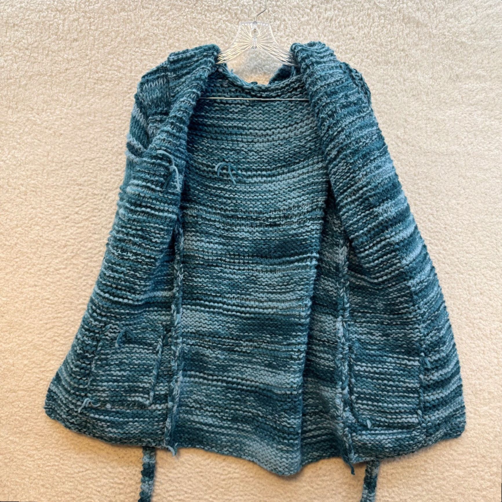 Vintage VINTAGE Y2K Boho Chunky Crochet Knit Cardigan Sweater S Boho Fairy Grunge Womens Size S / US 4 / IT 40 - 3 Thumbnail