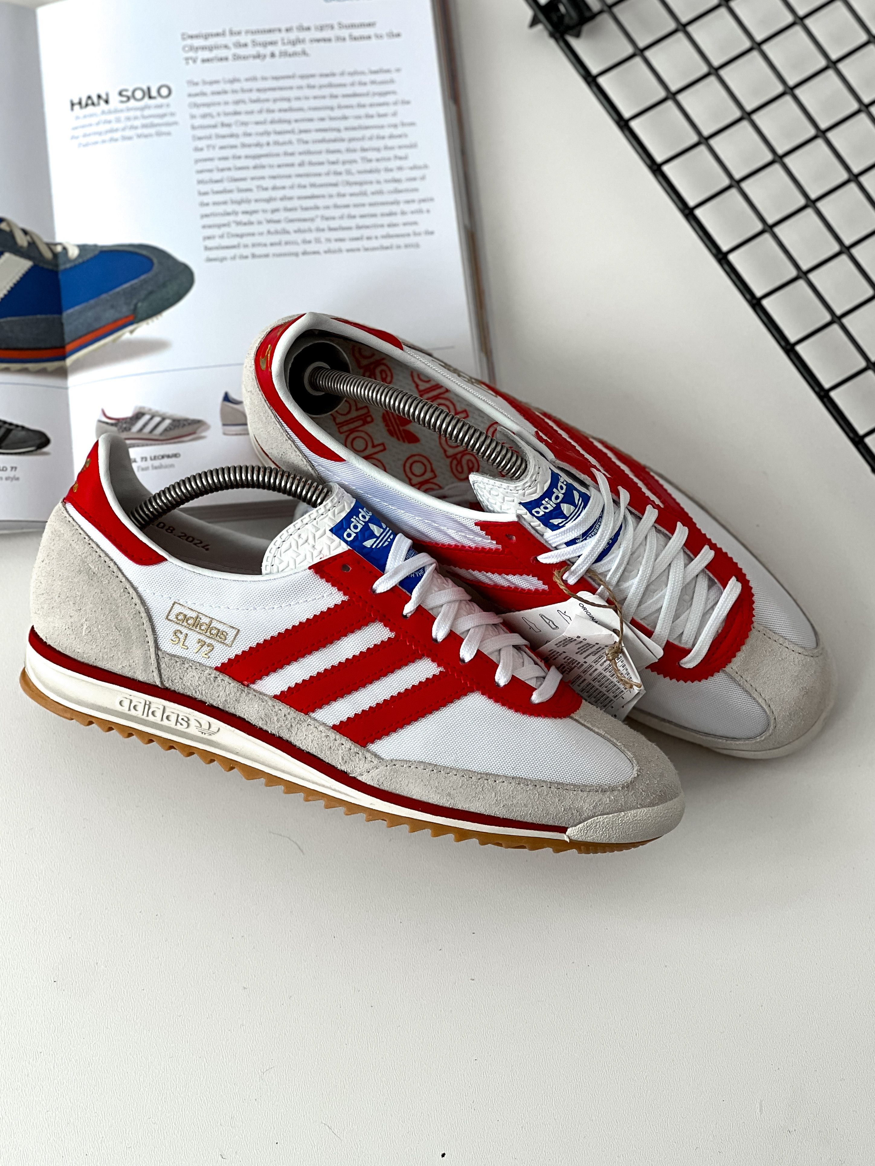 Adidas Adidas SL 72 | 75th Anniversary White Better Scarlet JP5277 Size US 8.5 / IT 38.5 - 7 Thumbnail