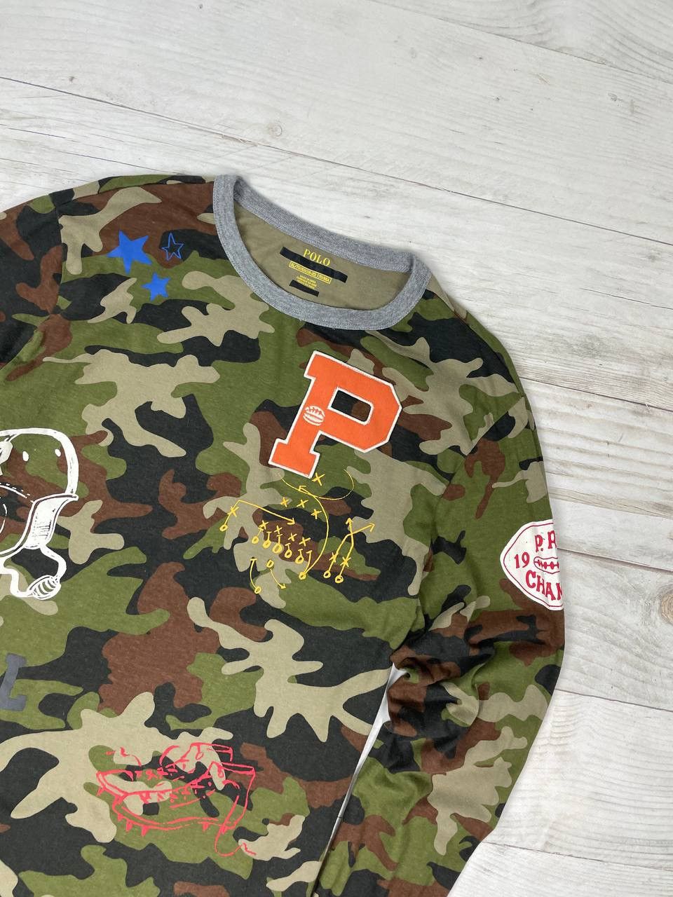 Polo Ralph Lauren Polo Ralph Lauren T-Shirt Long Sleeve Camo Size US M / EU 48-50 / 2 - 3 Thumbnail