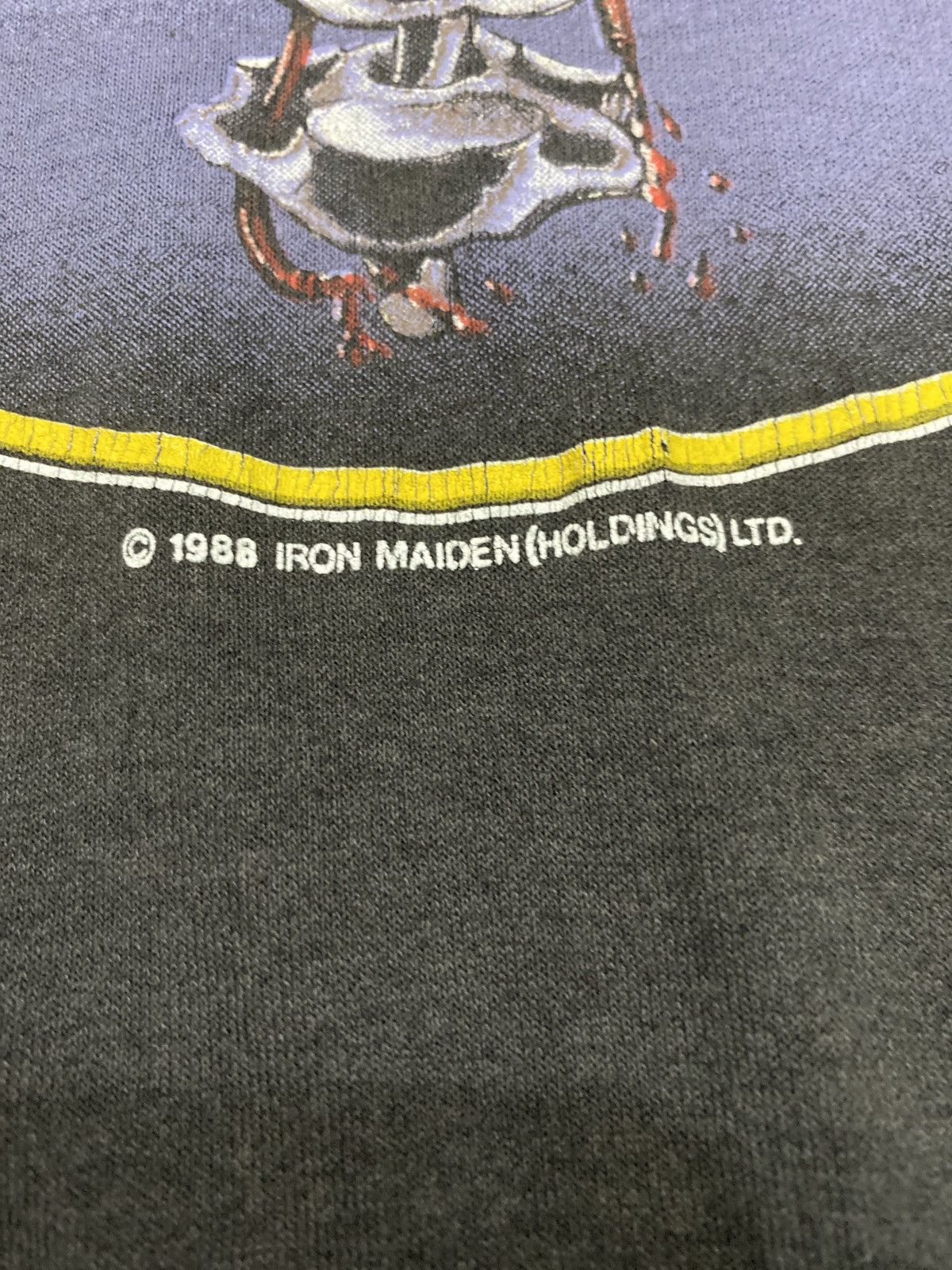 Iron Maiden × Vintage Vtg Iron Maiden 80s Size US M / EU 48-50 / 2 - 6 Thumbnail