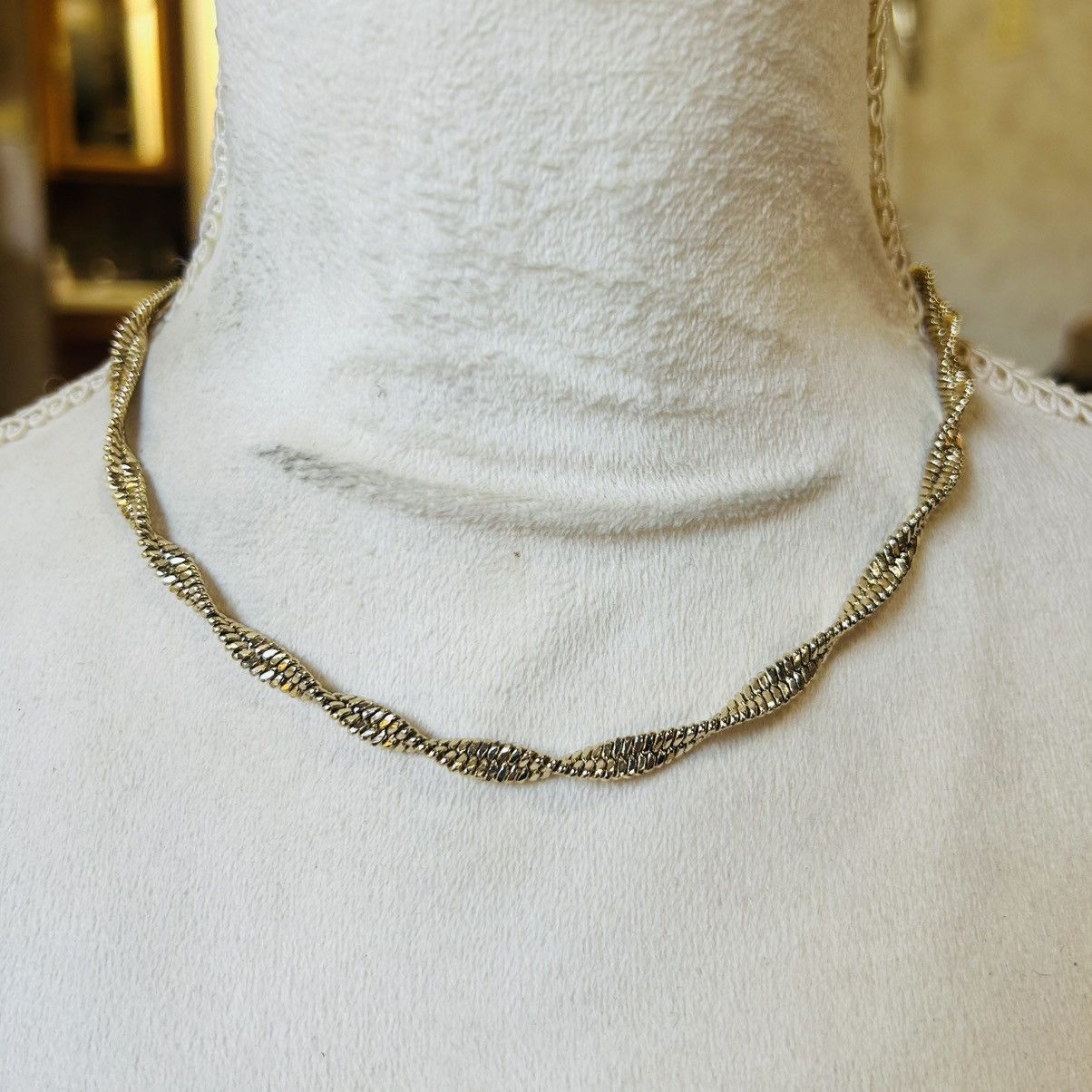 Vintage Vintage 80s gold plated twisted chain necklace Size ONE SIZE - 2 Thumbnail
