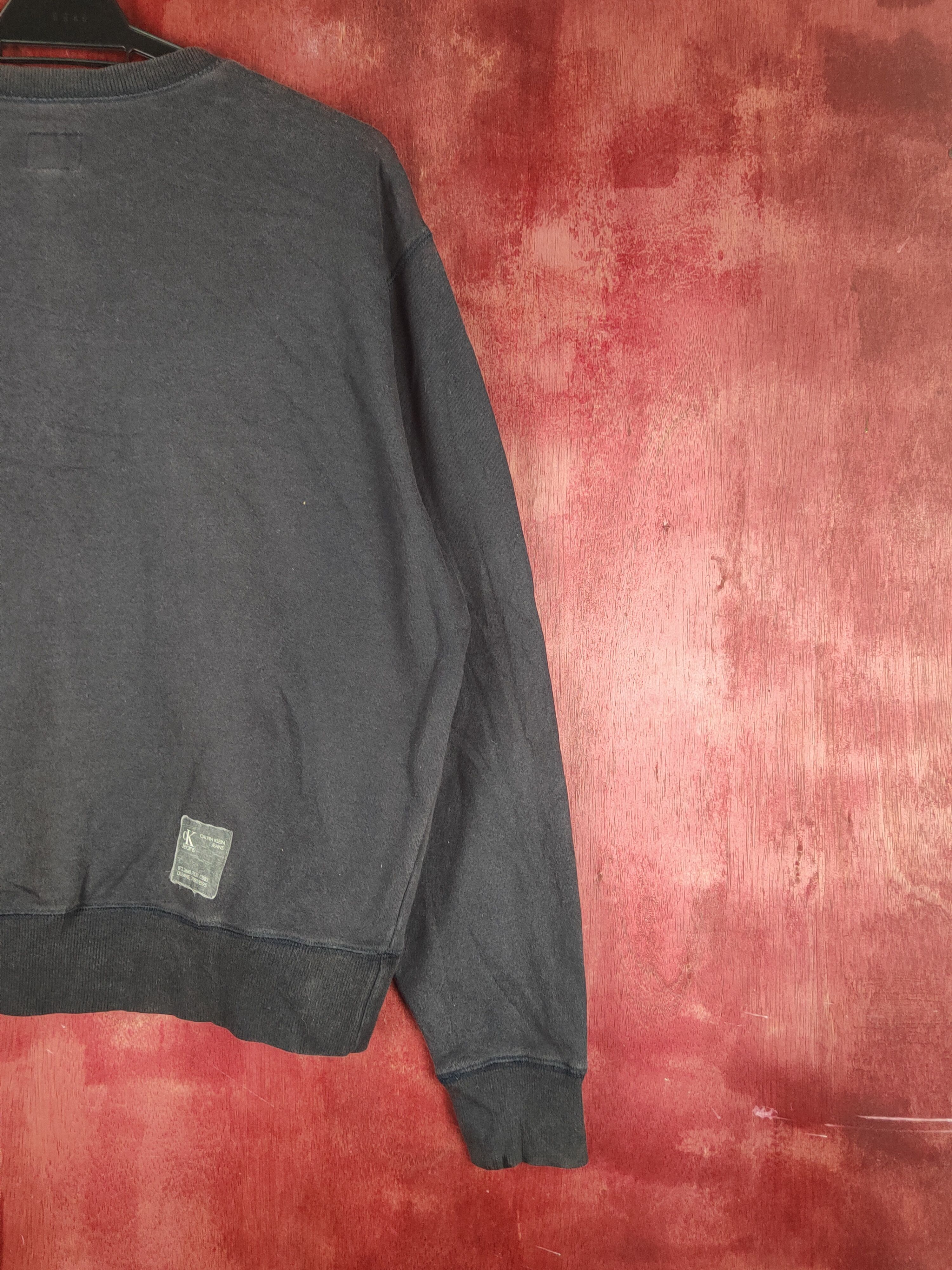 Calvin Klein × Japanese Brand × Vintage Calvin Klein Dark Blue Faded Sweatshirts #S1884 Size US M / EU 48-50 / 2 - 11 Thumbnail