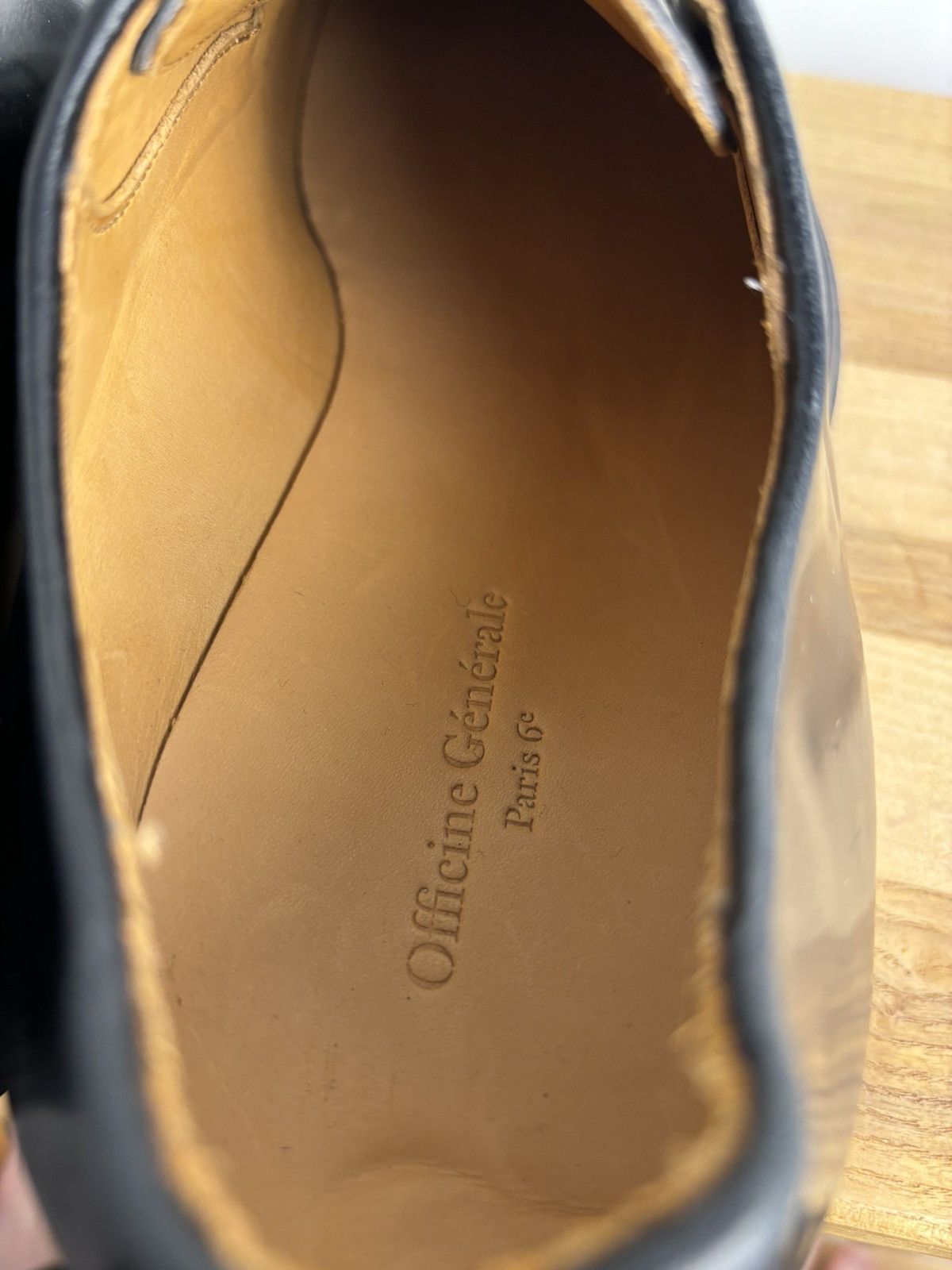 Officine Generale RRP 745$ Officine Generale Kim Polished Leather Derby Shoes Size US 8 / EU 41 - 11 Thumbnail