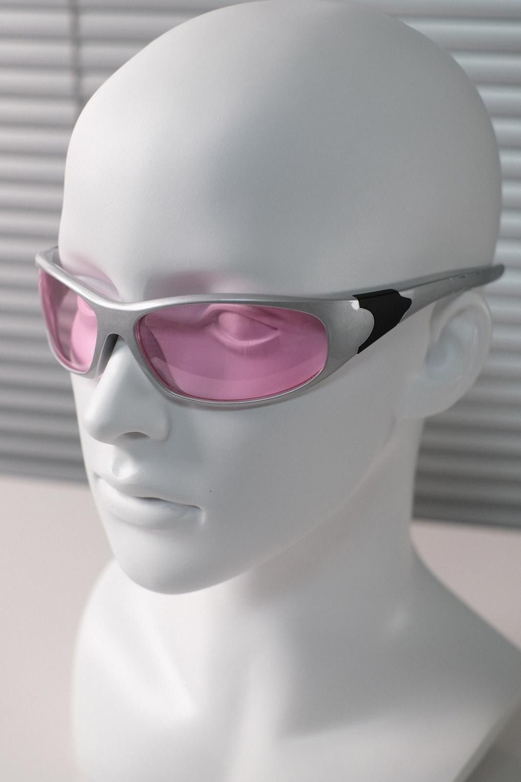 Japanese Brand Vtg Vintage Y2k Futuristic Black Sunglasses Unisex OS Size ONE SIZE - 2 Thumbnail