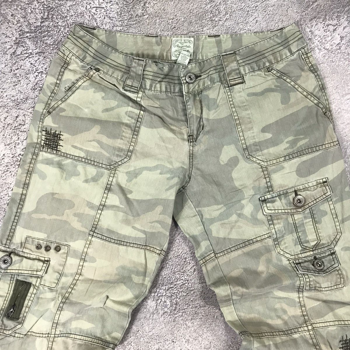Vintage Vintage 90s Baggy Cargo Pants Flared Parachute Streetwear 30 Size 30" / US 8 / IT 44 - 5 Thumbnail