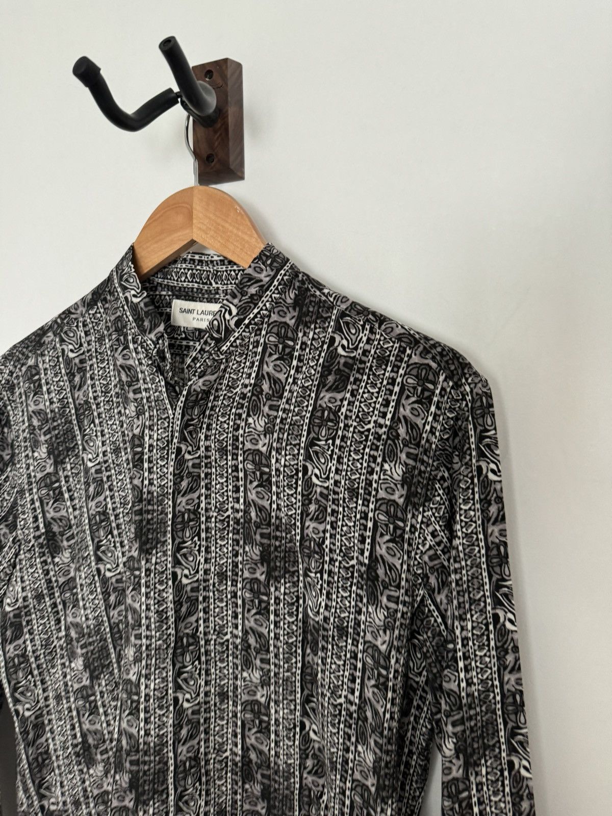 Saint Laurent Paris $990 Rare Silk Crepe Tunic 37 Size US S / EU 44-46 / 1 - 2 Thumbnail
