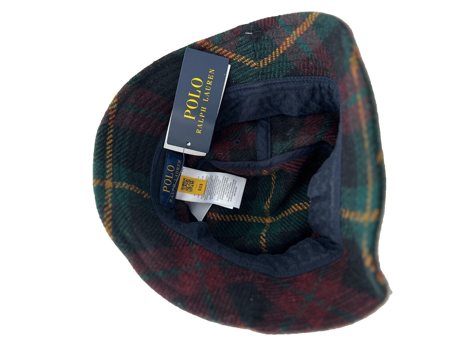 Polo Ralph Lauren Polo Ralph Lauren Crest Wool Alpaca Plaid Bucket Hat ( S/M ) Size ONE SIZE - 2 Thumbnail