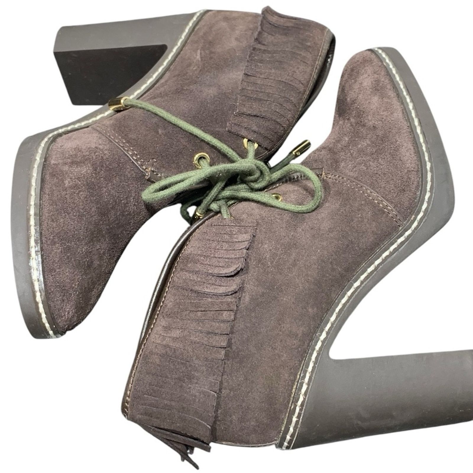 Tory Burch Tory Burch Fringe Ankle Boots SZ 5 M Size US 5 / IT 35 - 4 Thumbnail