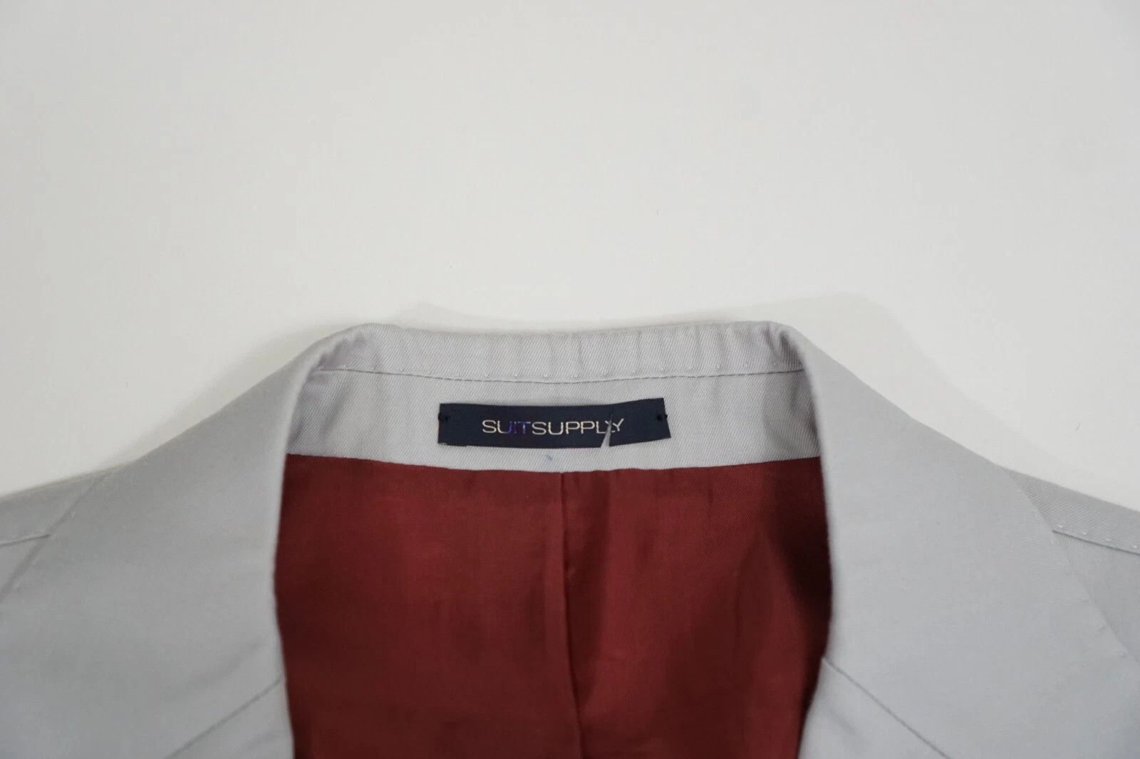 Suitsupply Men Suitsupply Blazer La Spalla Cotton & Cashmere Grey US44 Size 44R - 3 Thumbnail