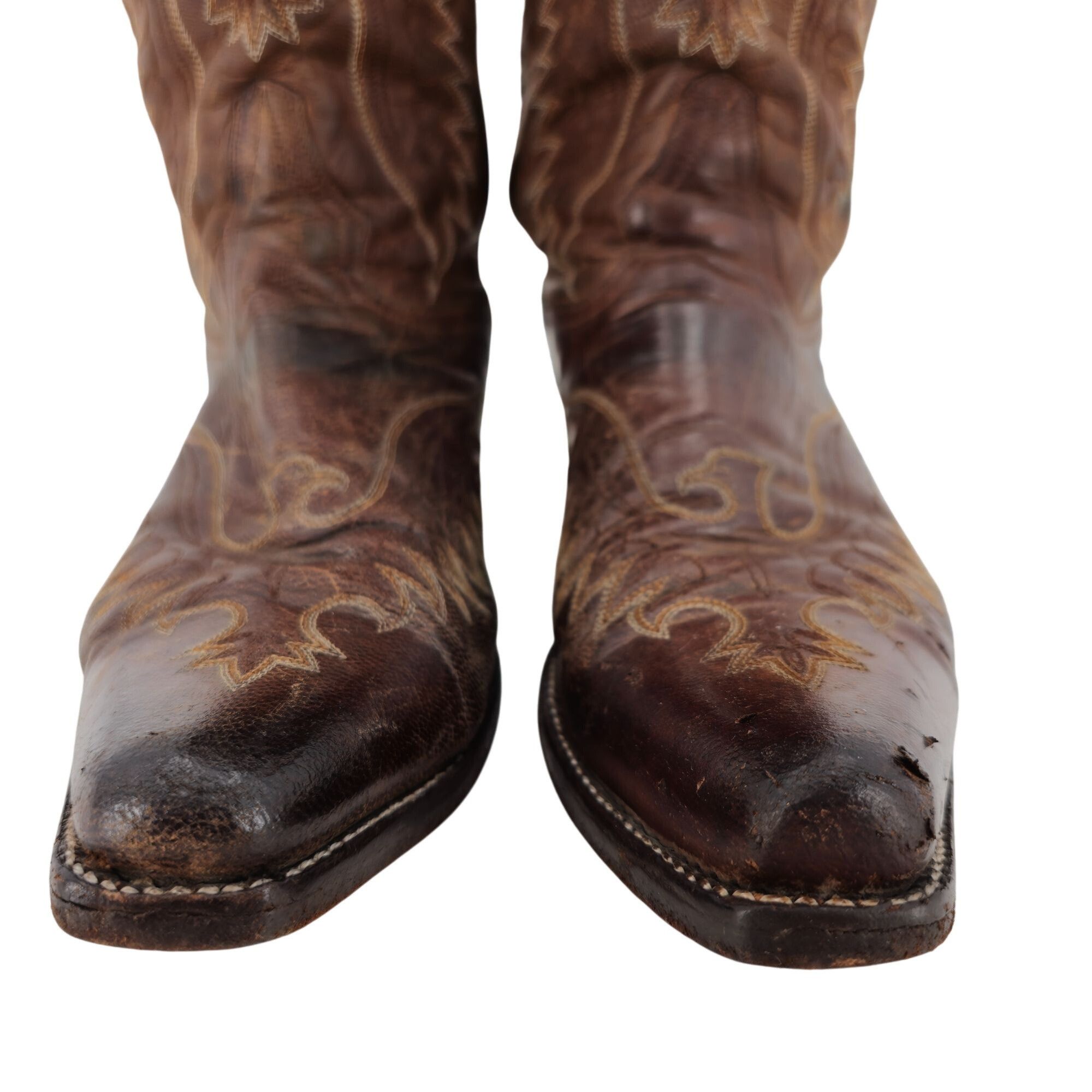 Old Gringo Old Gringo Eagle Snip Toe Men 9.5D Brown Leather Cowboy Boot Size US 9.5 / EU 42-43 - 10 Thumbnail