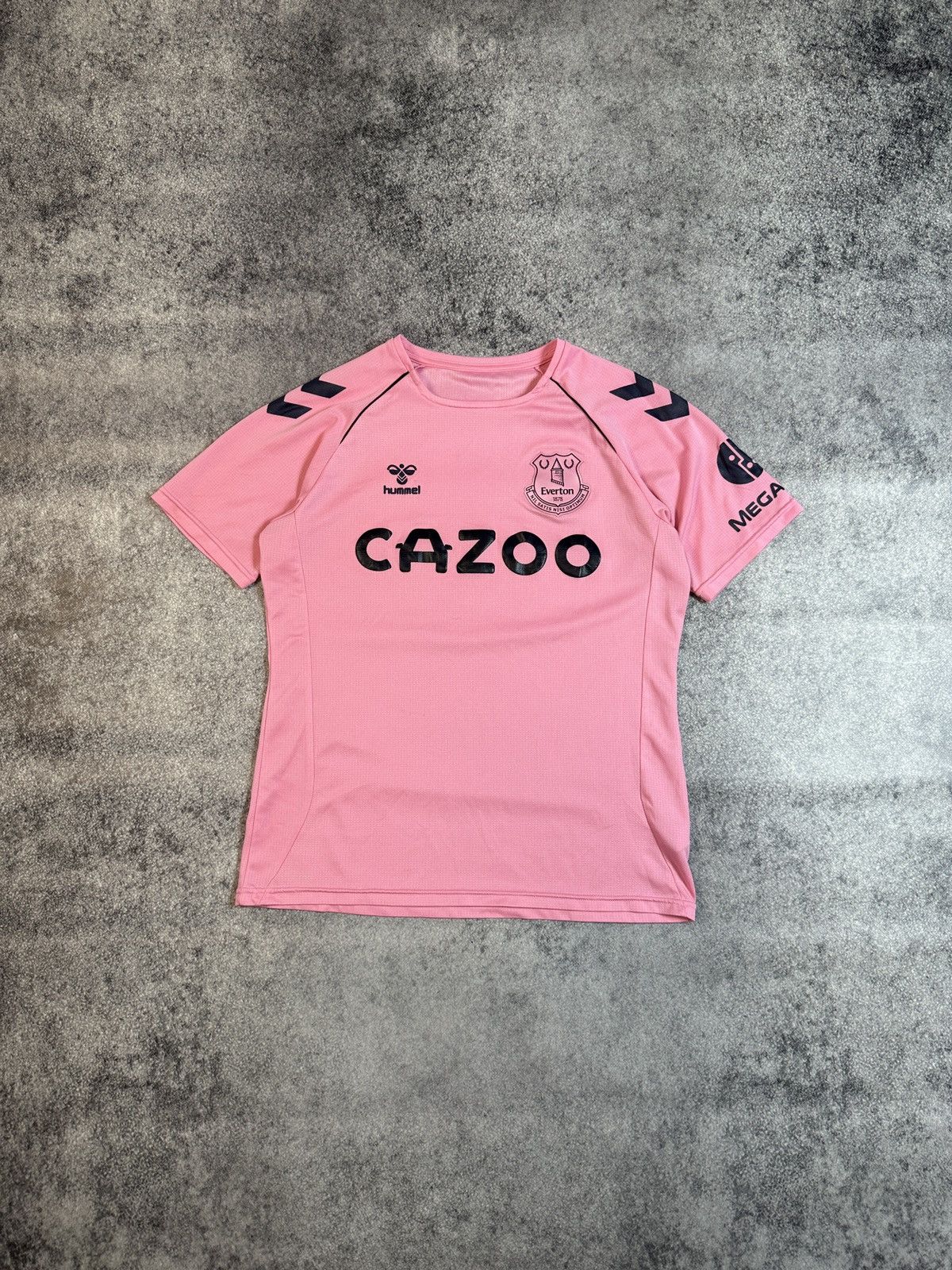 Hummel × Vintage Hummel Everton Soccer Jersey Pink Blokecore Rare Style S Size US S / EU 44-46 / 1 - 1 Thumbnail