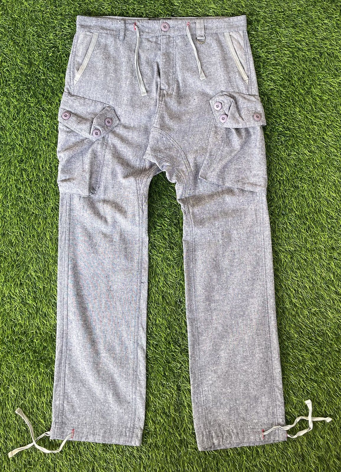 Takahiromiyashita The Soloist. Rare‼️Vintage’y2k🔥Brth Breath🔥Cotton&Flex Cargo Pants Size US 35 - 1 Thumbnail