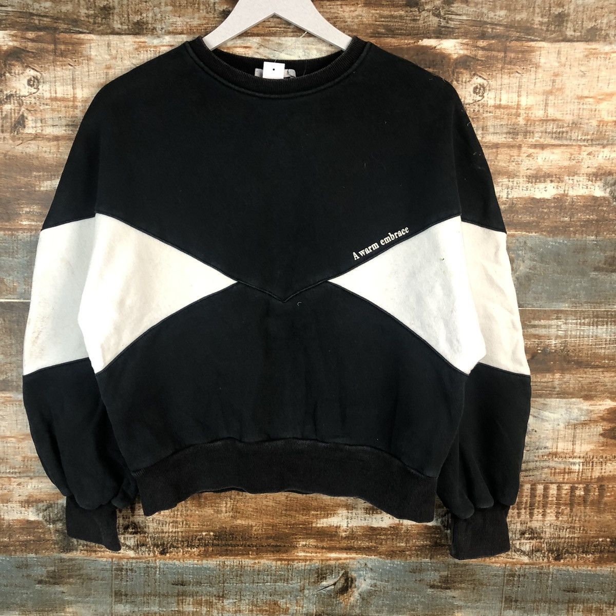 Japanese Brand Chic Dark Blue Sweatshirt #A1586 Size US S / EU 44-46 / 1 - 3 Thumbnail