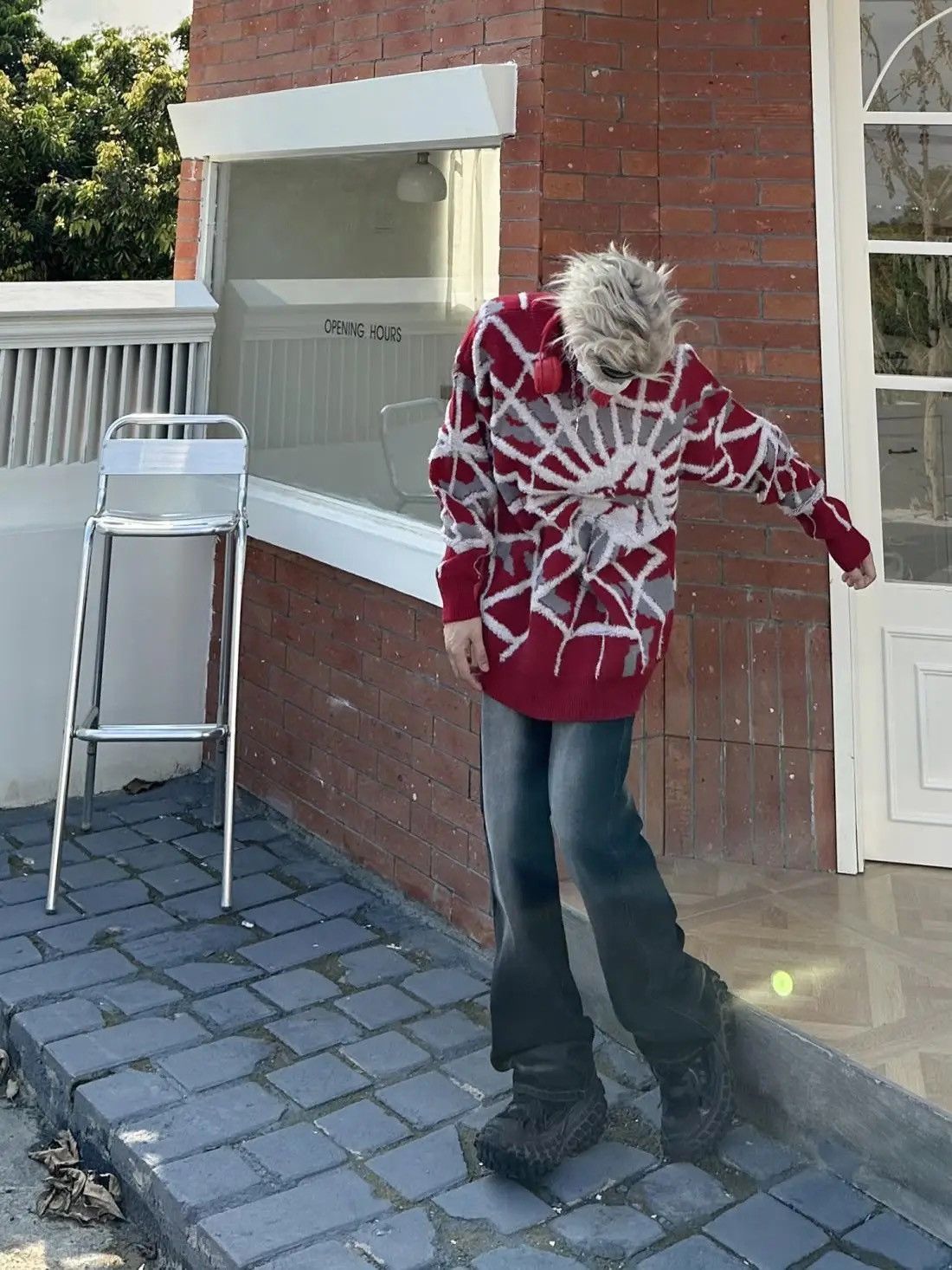 Other Spider Web Sweater Pullover y2k Size US M / EU 48-50 / 2 - 5 Thumbnail