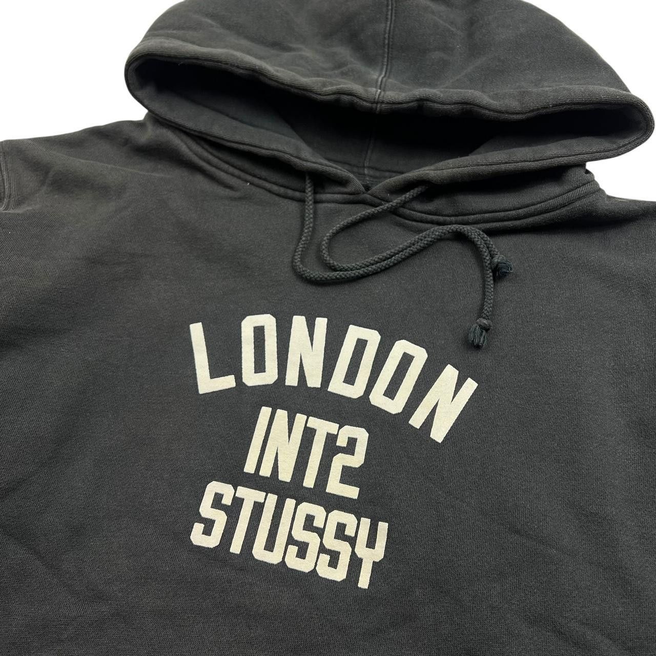 Stussy Vintage 2000s Stussy London INT2 Pullover Hoodie Gray Large Size US L / EU 52-54 / 3 - 2 Thumbnail